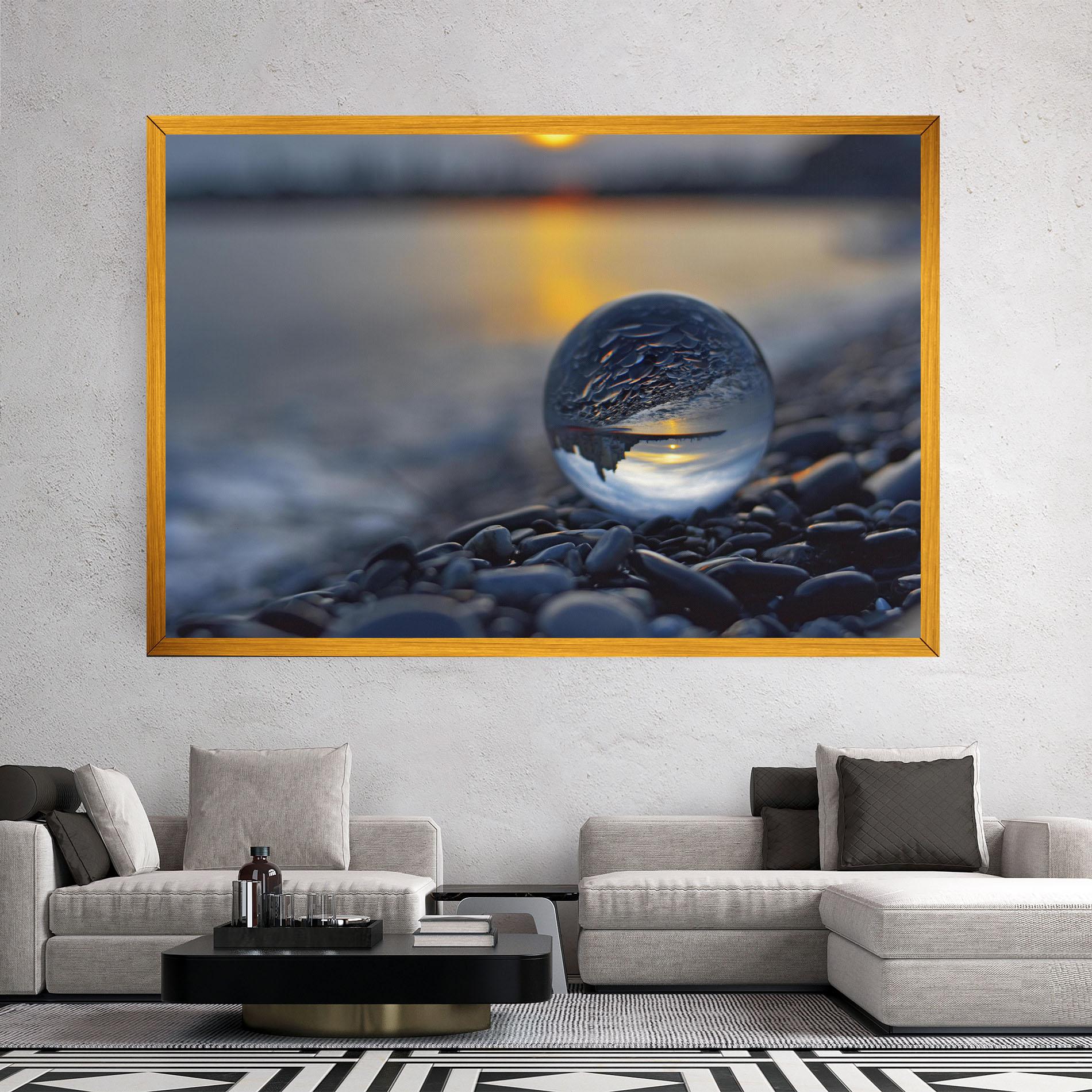 Tablou Canvas Sunset Lensball mockup 2