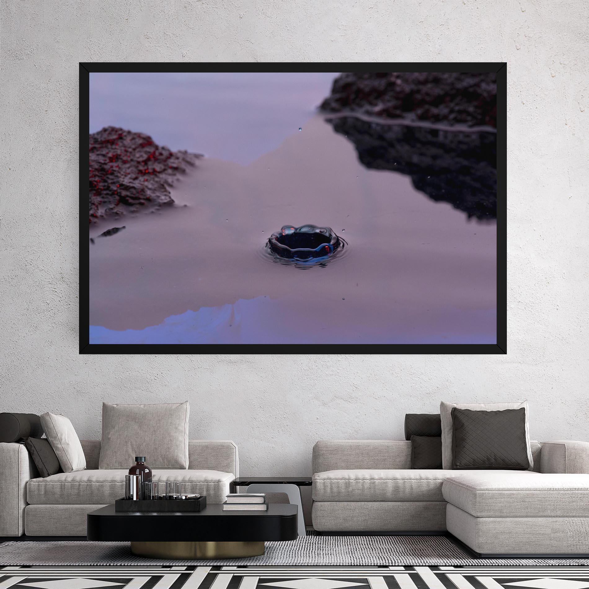 Tablou Canvas Blue Color Water mockup 2