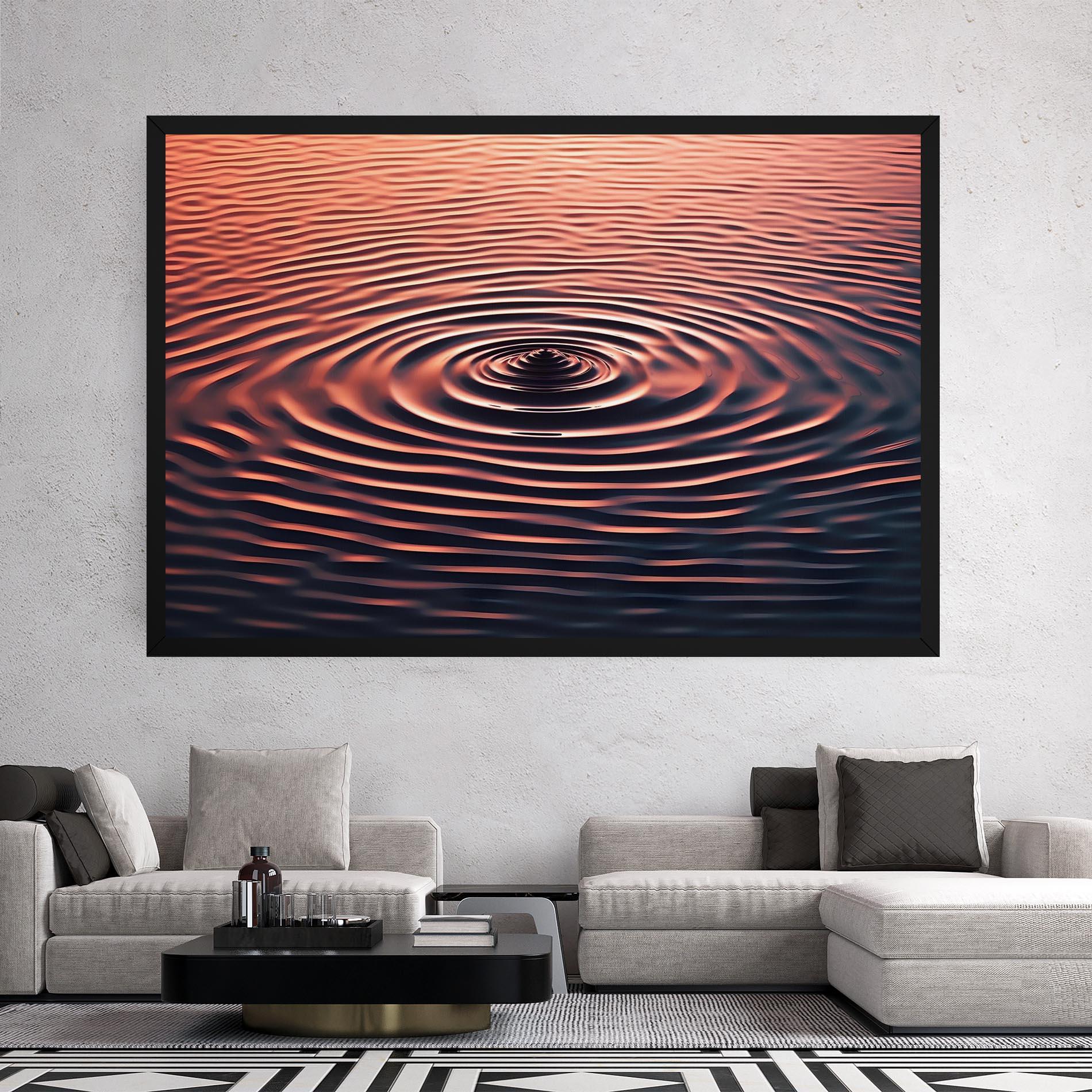 Tablou Canvas Red Blue Water mockup 2