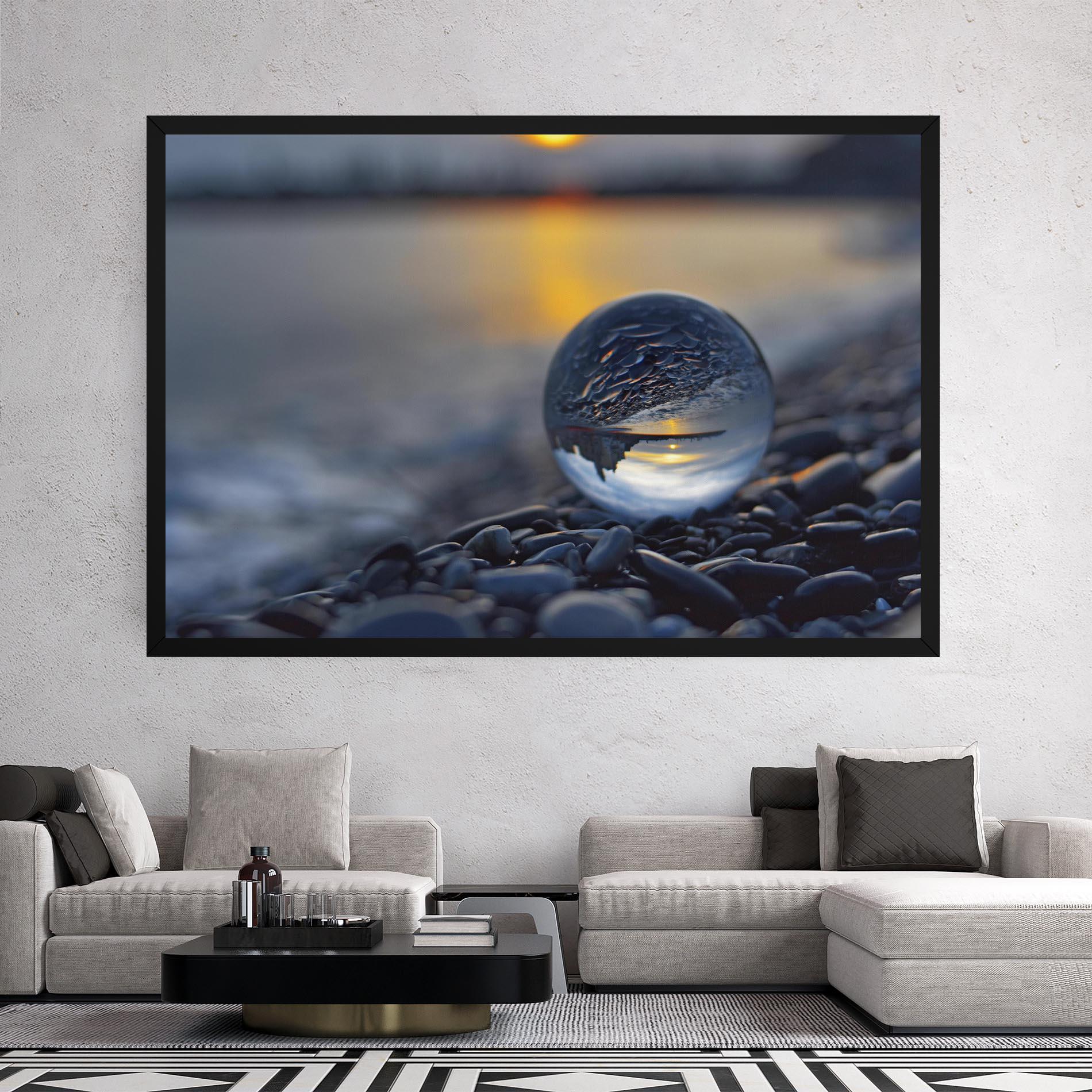 Tablou Canvas Sunset Lensball mockup 2