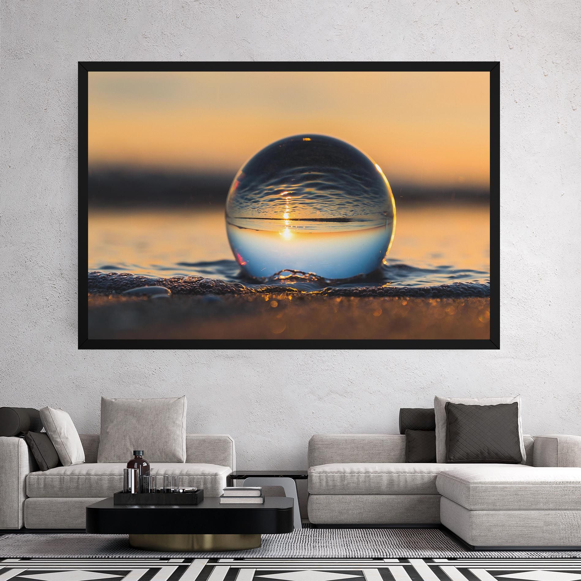 Water Bubble Reflecting mockup 2
