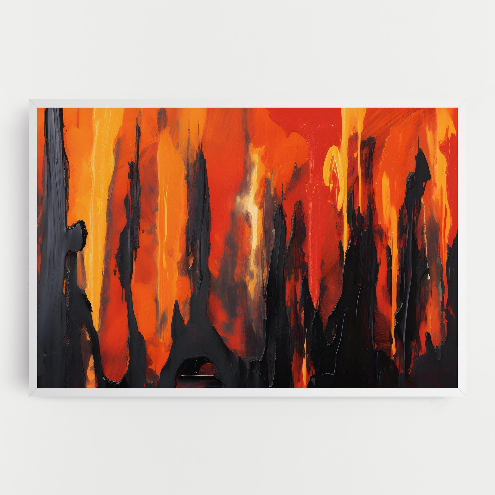 Tablou Canvas Abstract Fire Art mockup 0