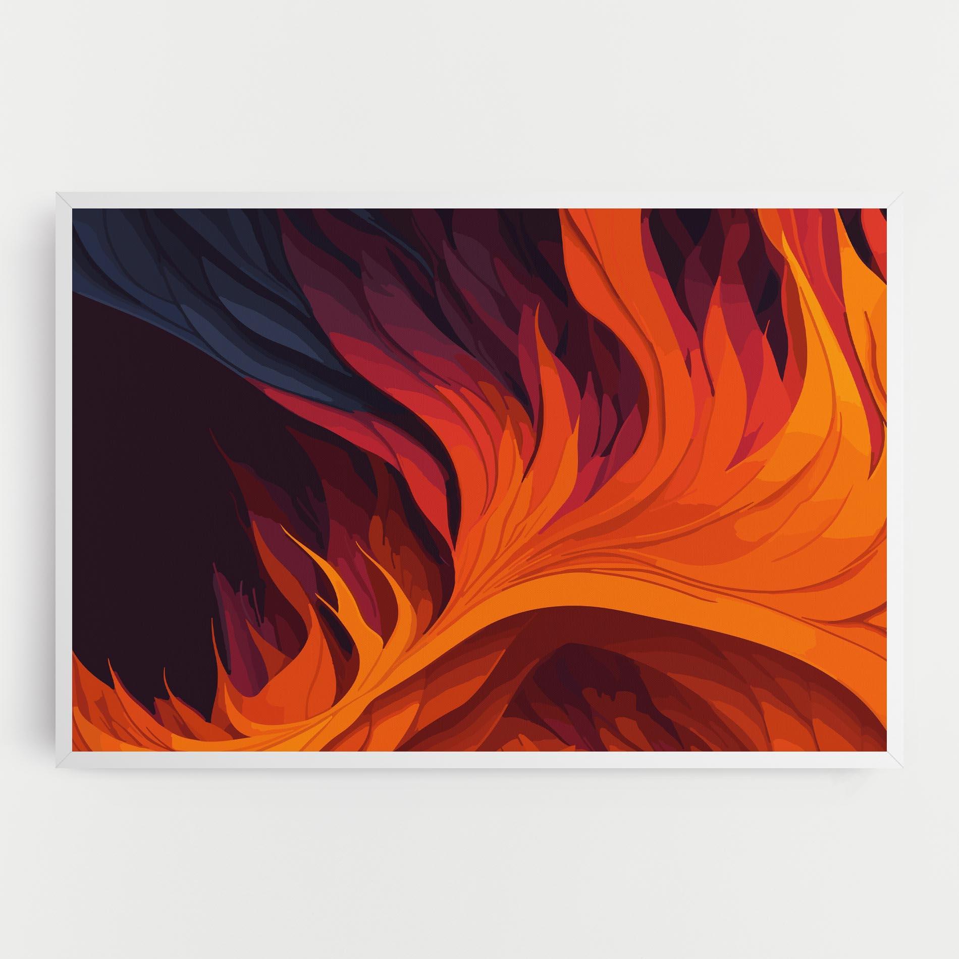 Tablou Canvas Artistic Fire mockup 0