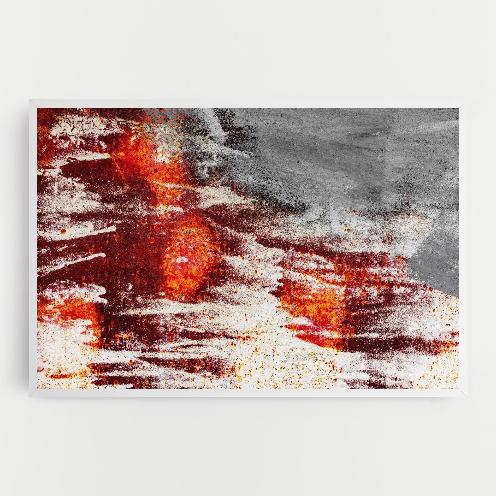 Tablou Canvas Burning Sign mockup 0