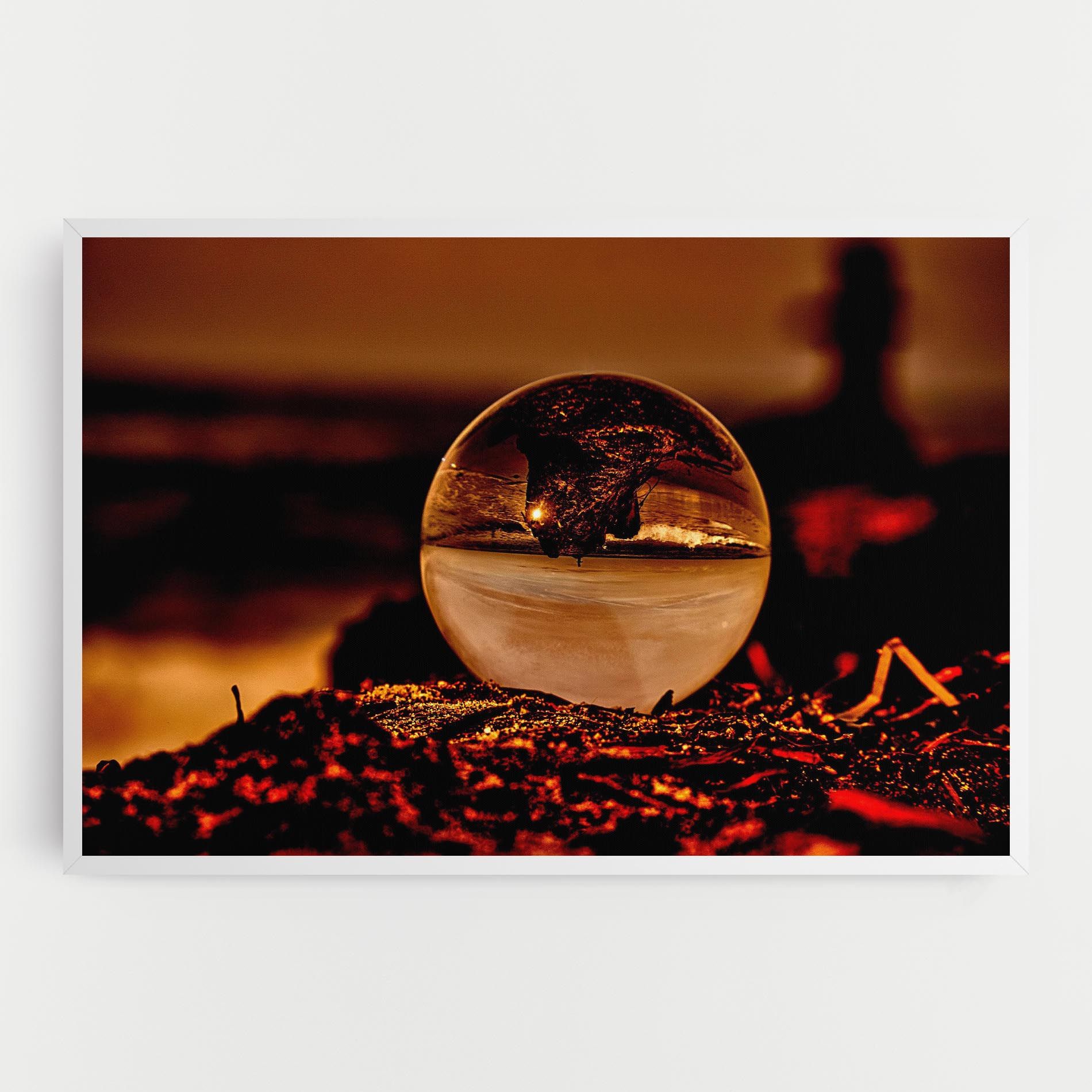 Fire Glass Ball mockup 0