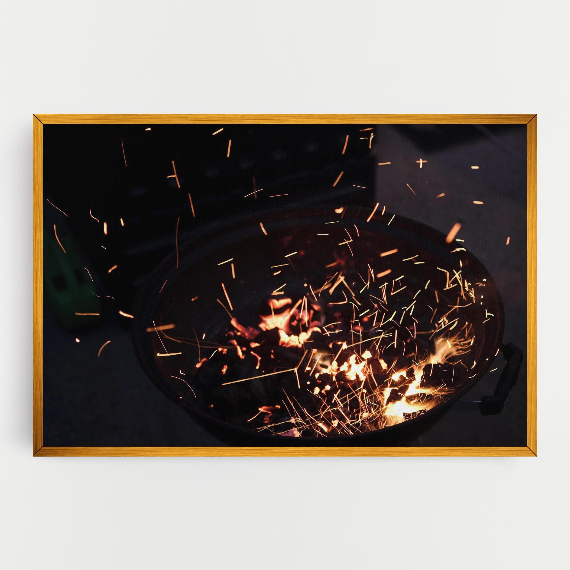 Tablou Canvas Fire Little Lights mockup 0