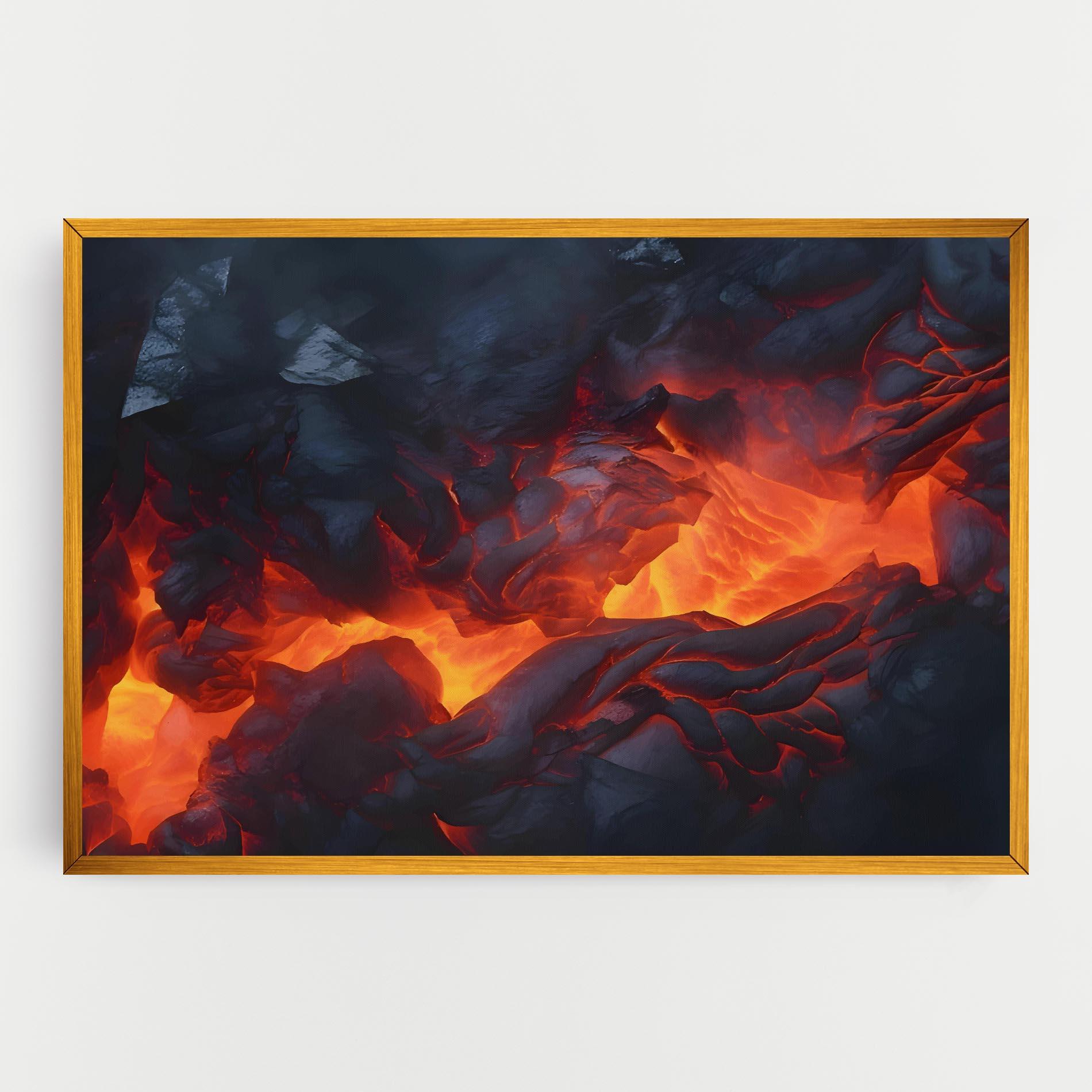Tablou Canvas Lava Art mockup 0