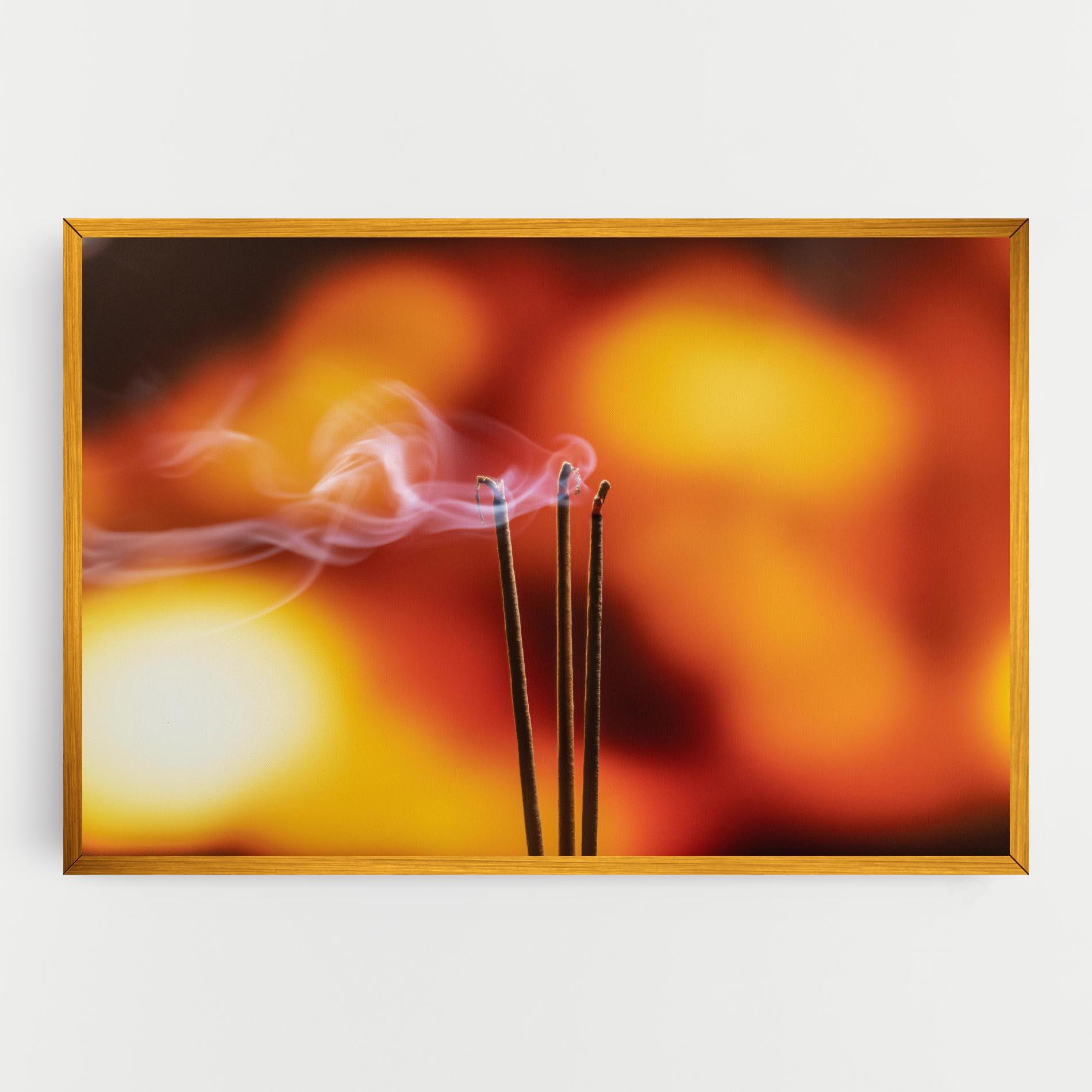 Tablou Canvas Sticks Burning mockup 0