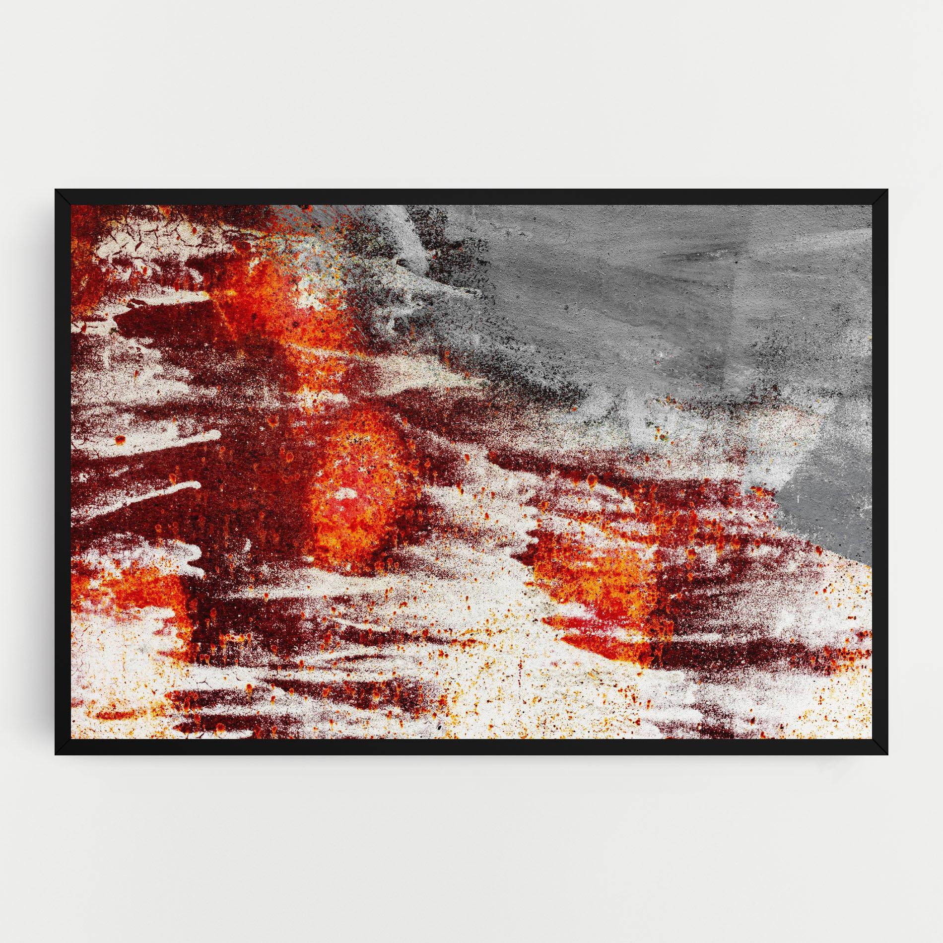 Tablou Canvas Burning Sign mockup 0