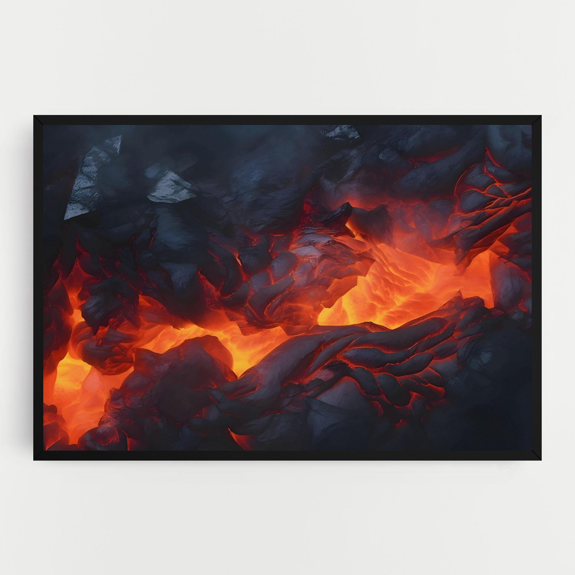 Tablou Canvas Lava Art mockup 0