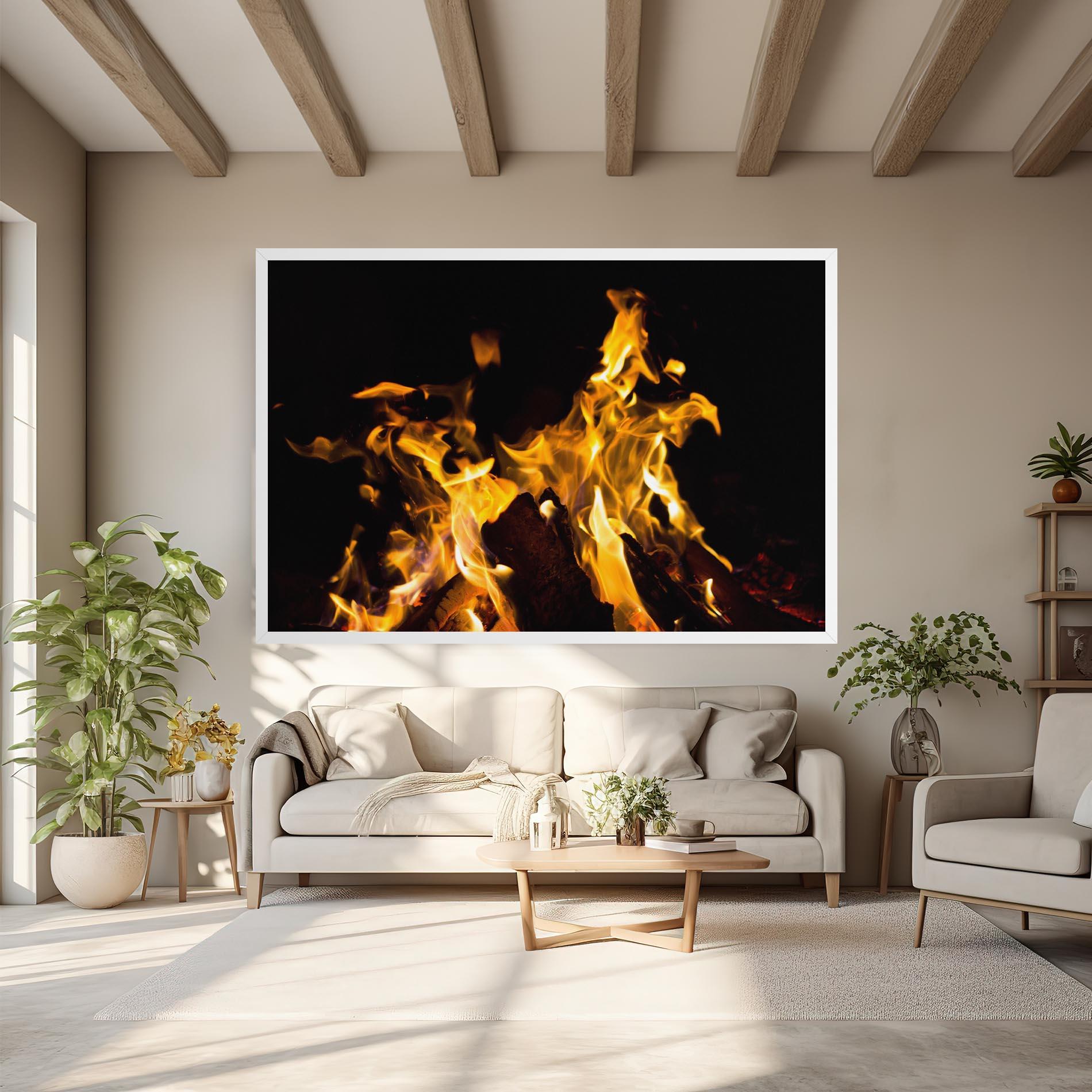 Tablou Canvas Fire Dance mockup 6
