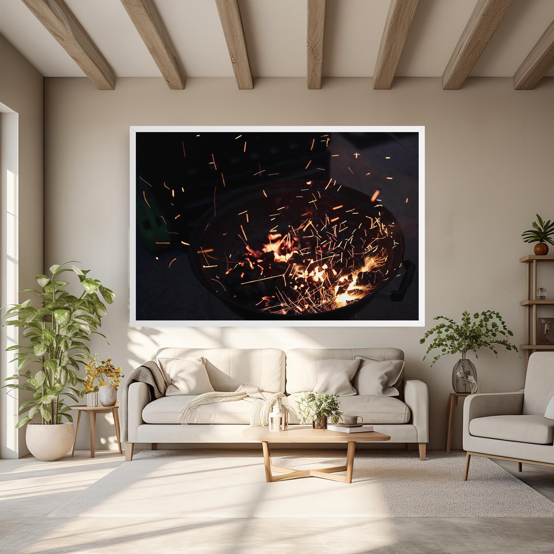 Tablou Canvas Fire Little Lights mockup 6