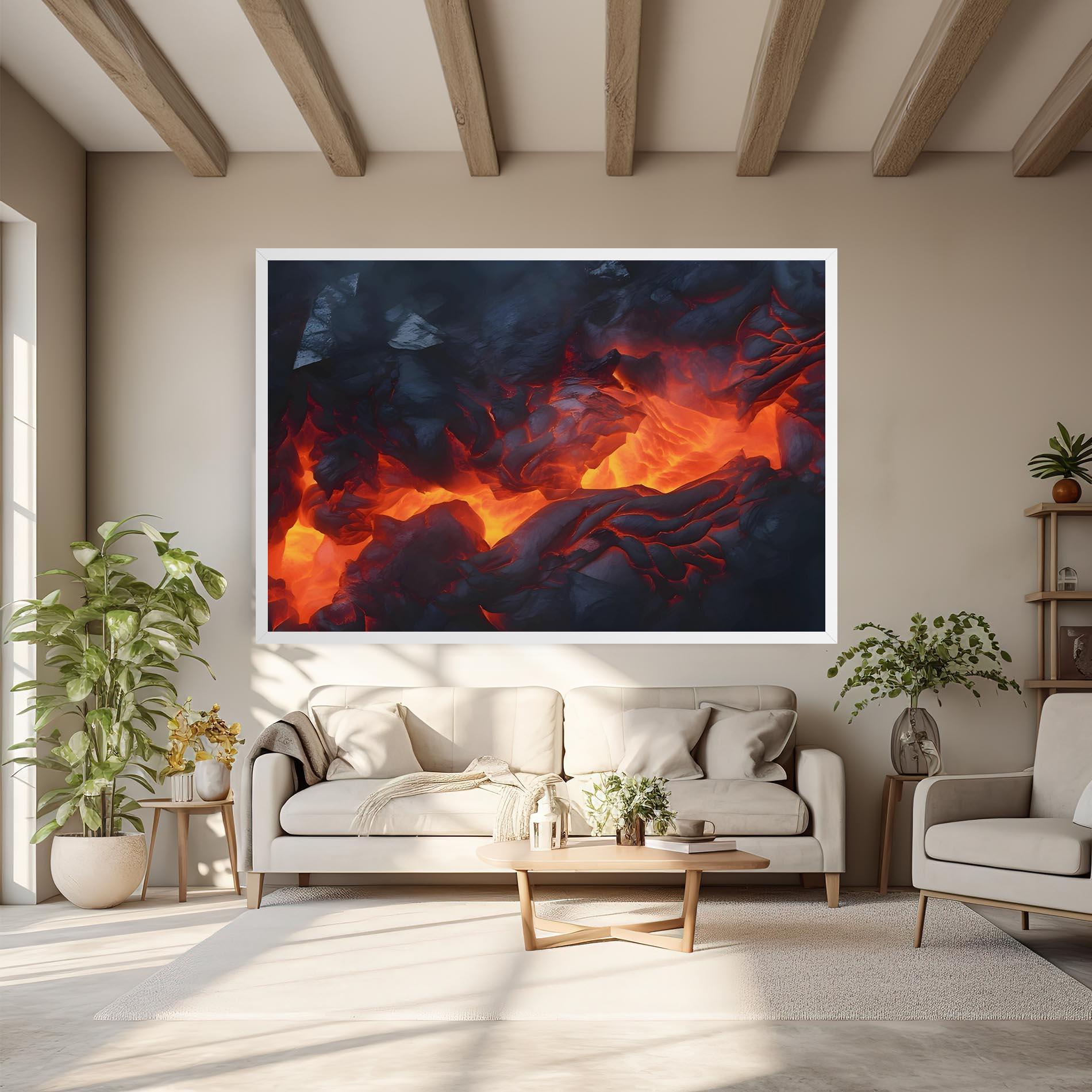 Tablou Canvas Lava Art mockup 6