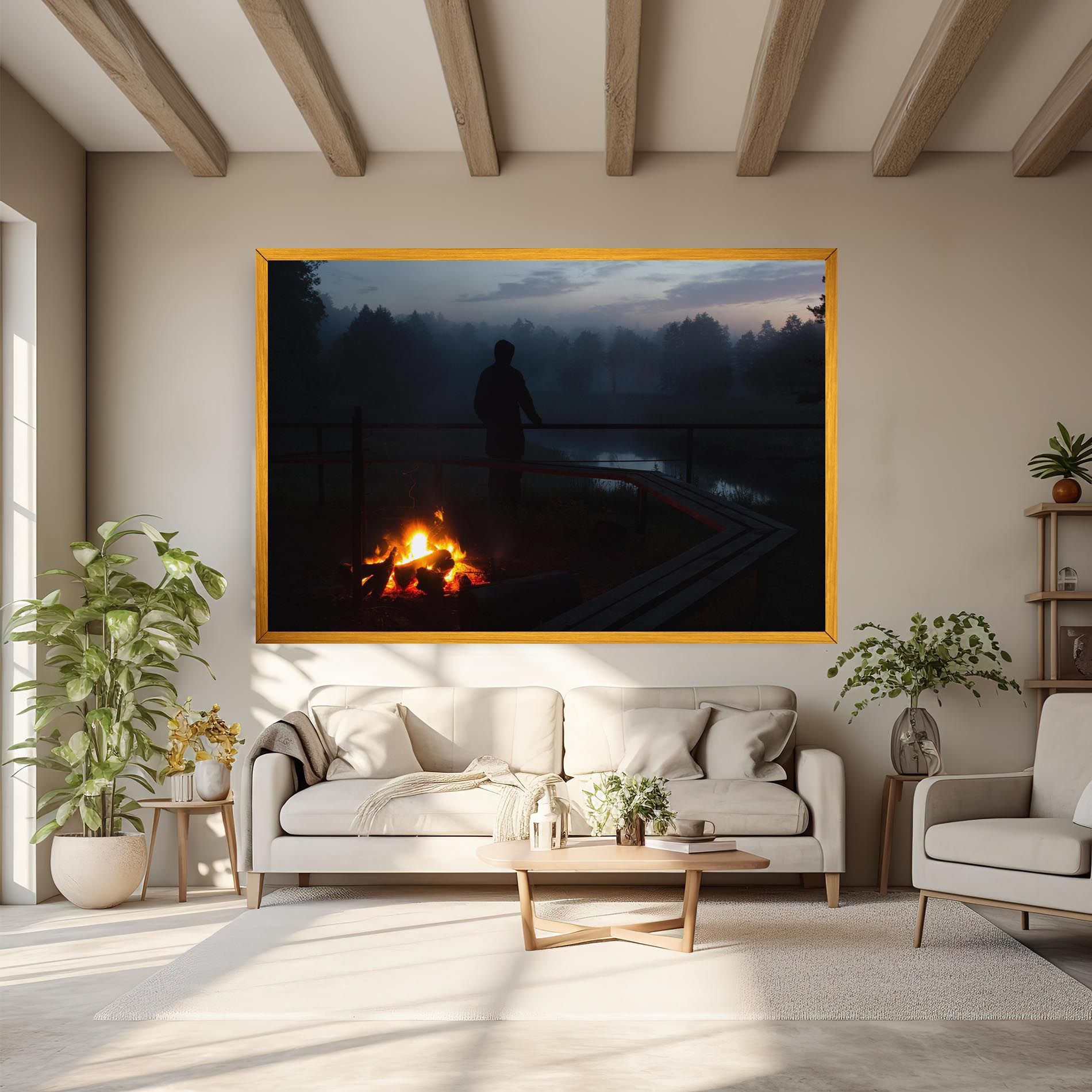 Beautiful Fire View mockup 6
