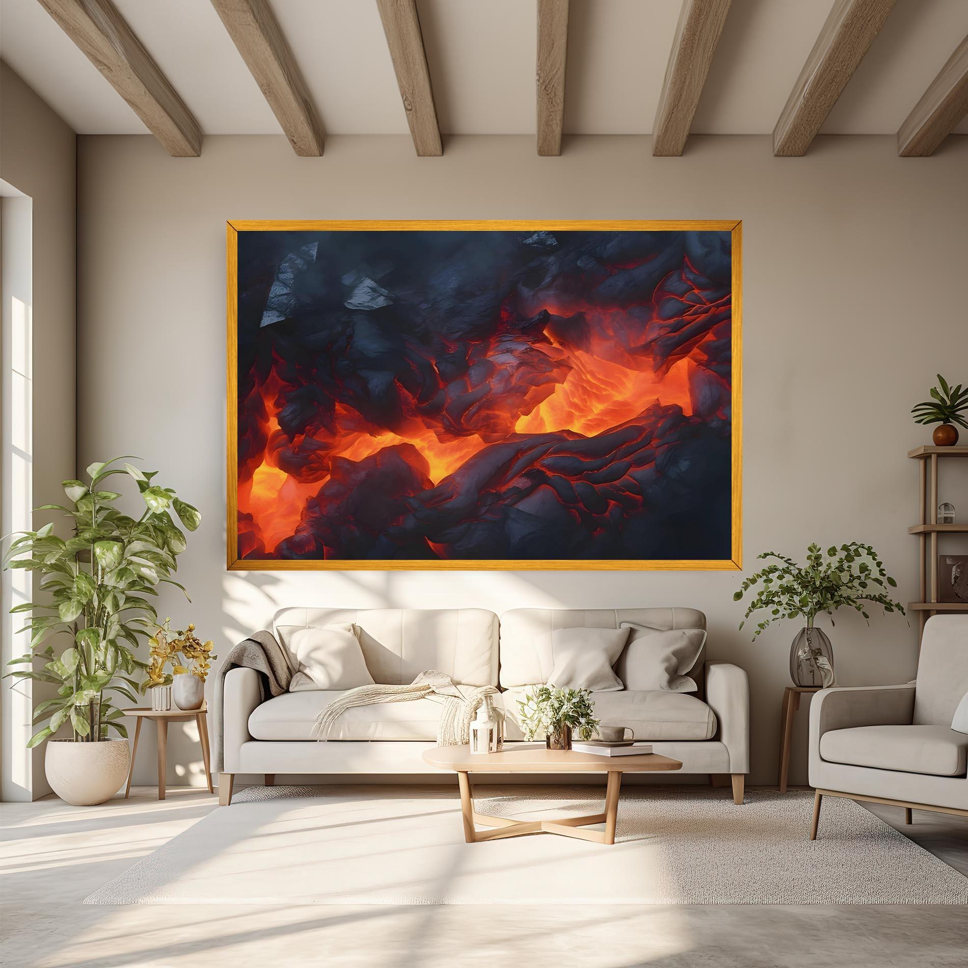 Tablou Canvas Lava Art mockup 6