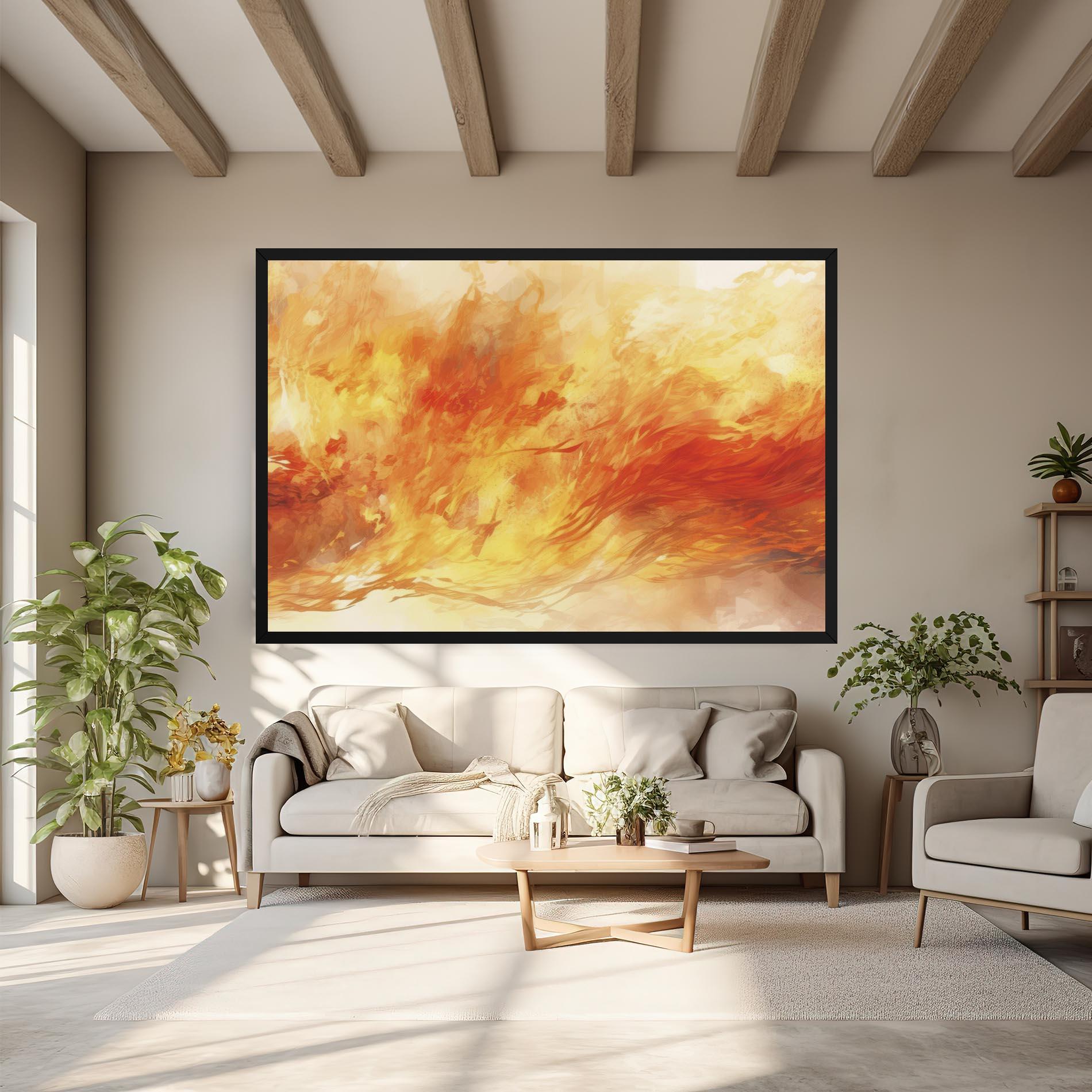 Tablou Canvas Burning Sparkle mockup 6