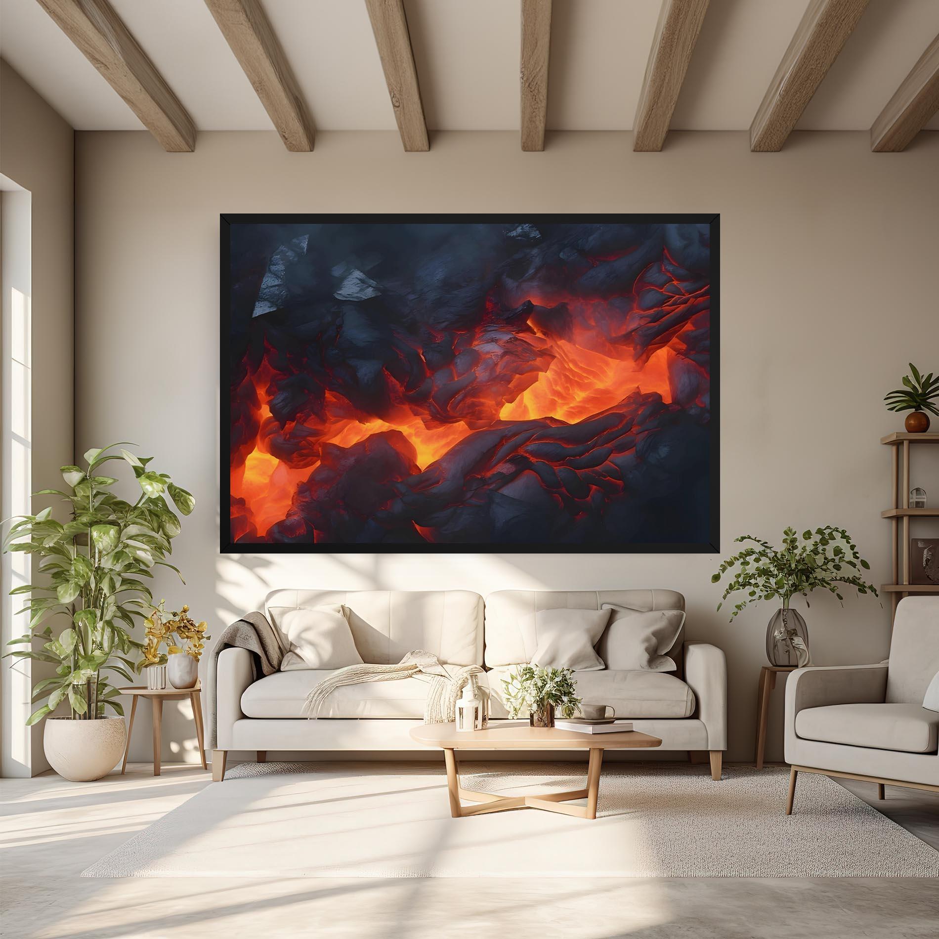 Tablou Canvas Lava Art mockup 6