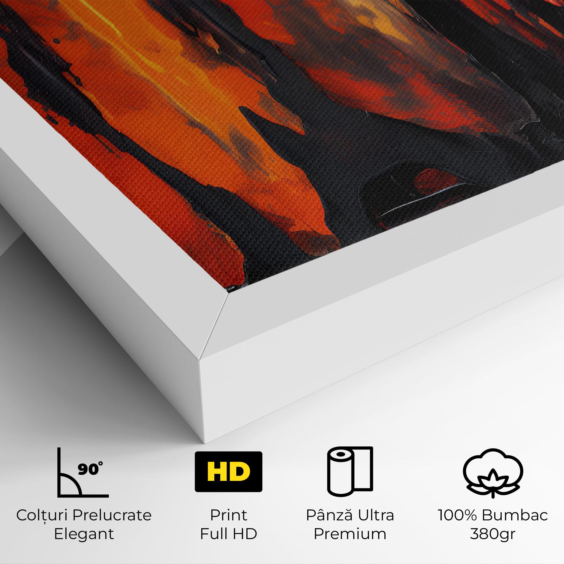 Tablou Canvas Abstract Fire Art mockup 4