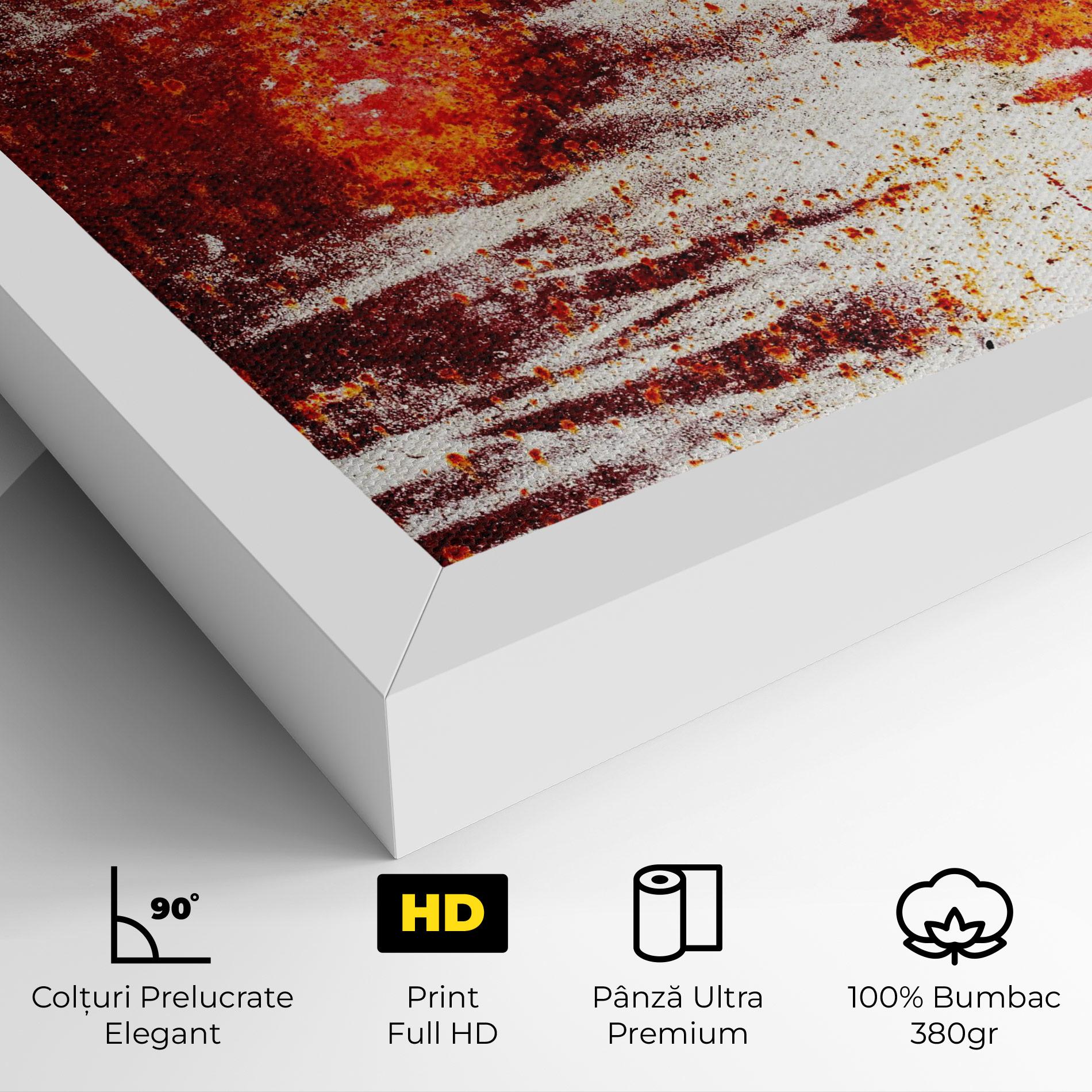 Tablou Canvas Burning Sign mockup 4