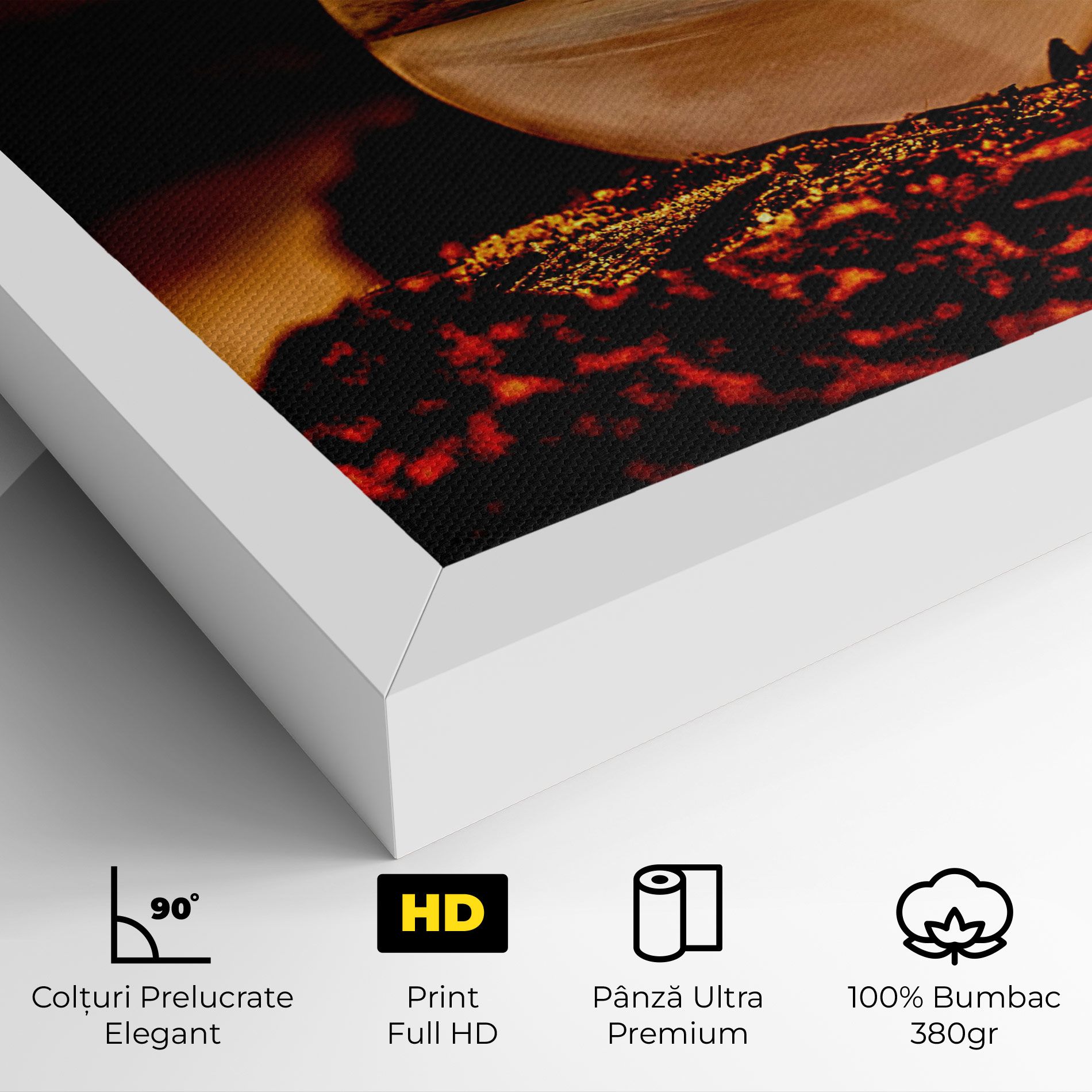 Fire Glass Ball mockup 4