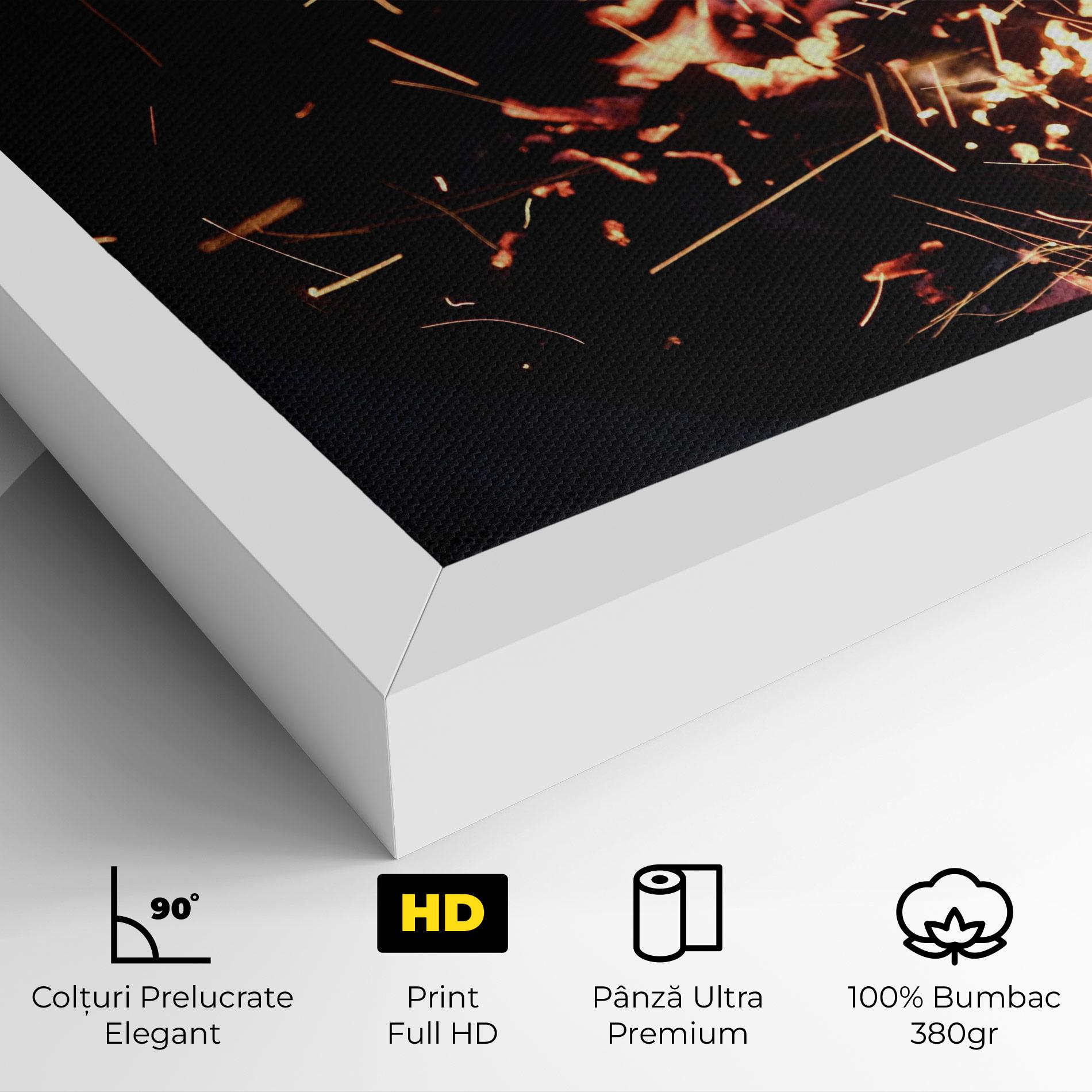 Tablou Canvas Fire Little Lights mockup 4
