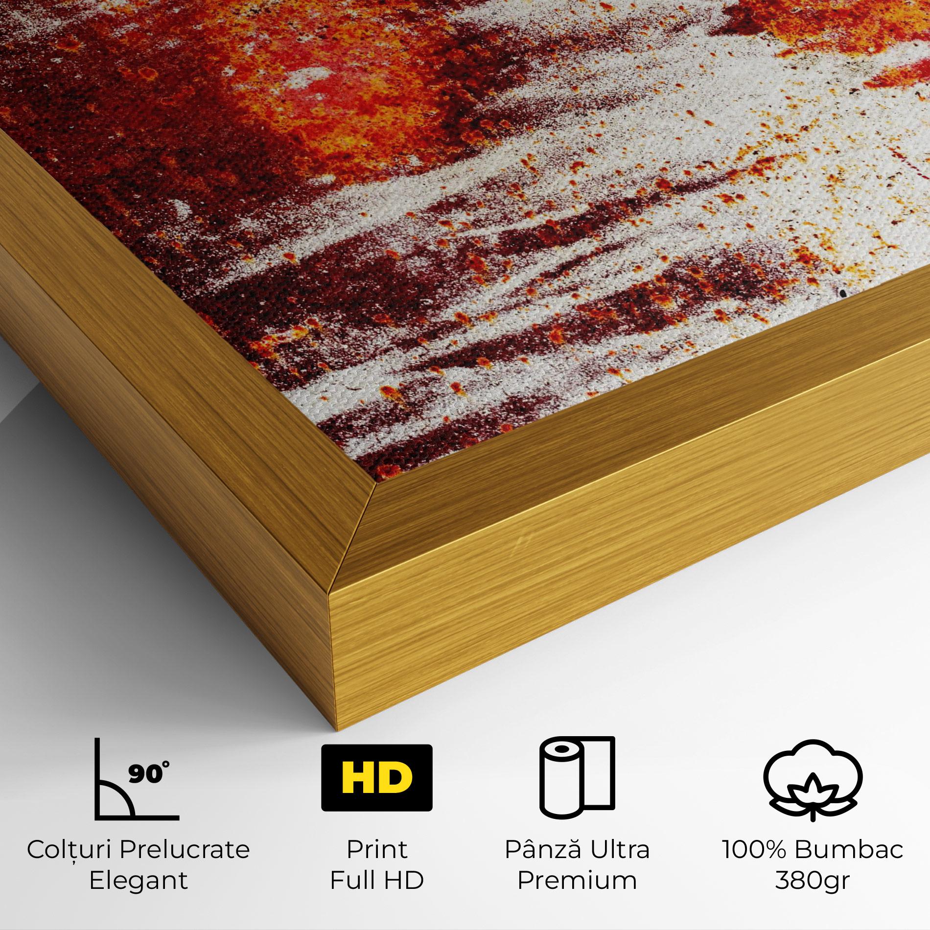 Tablou Canvas Burning Sign mockup 4