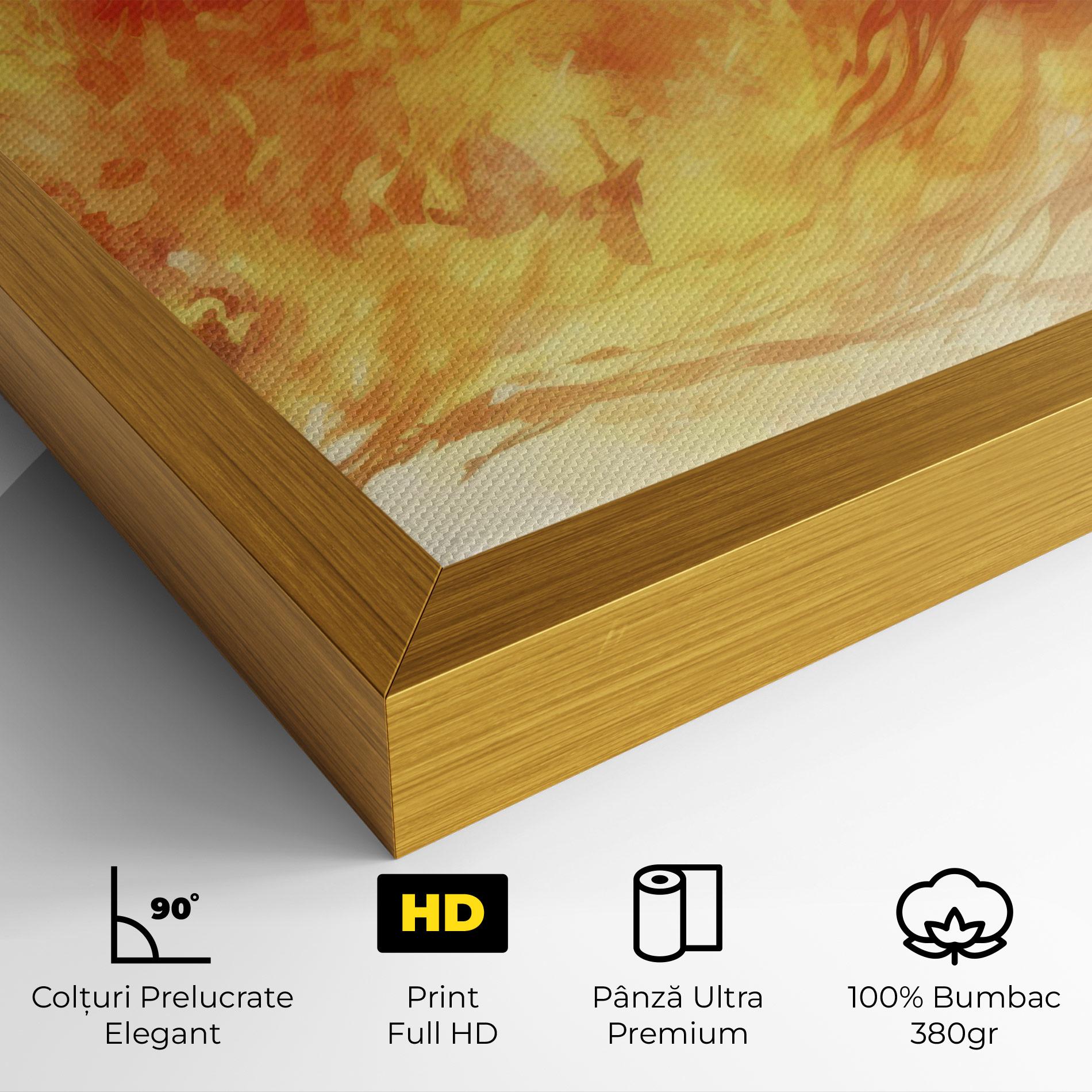 Tablou Canvas Burning Sparkle mockup 4