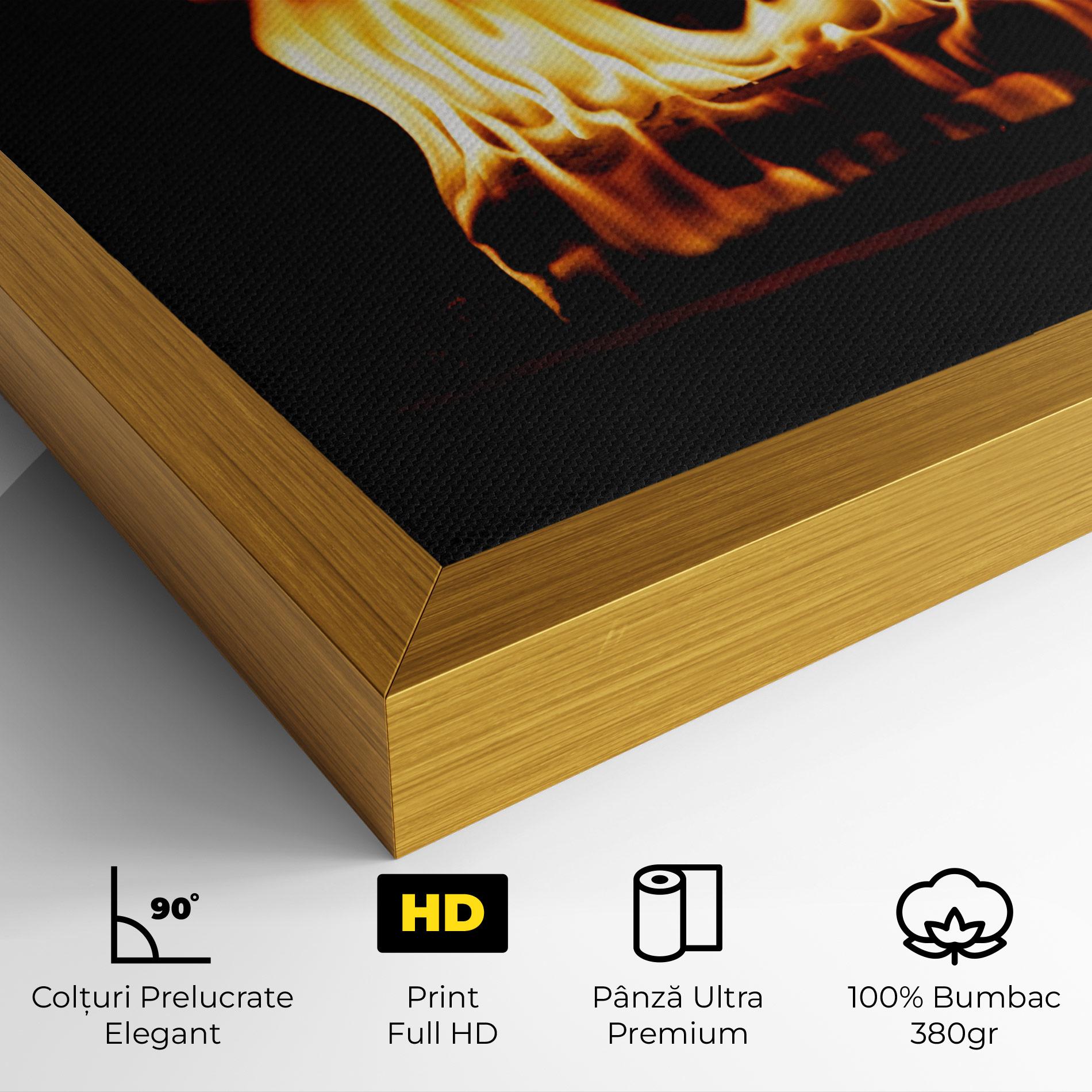 Tablou Canvas Calm Fire mockup 4