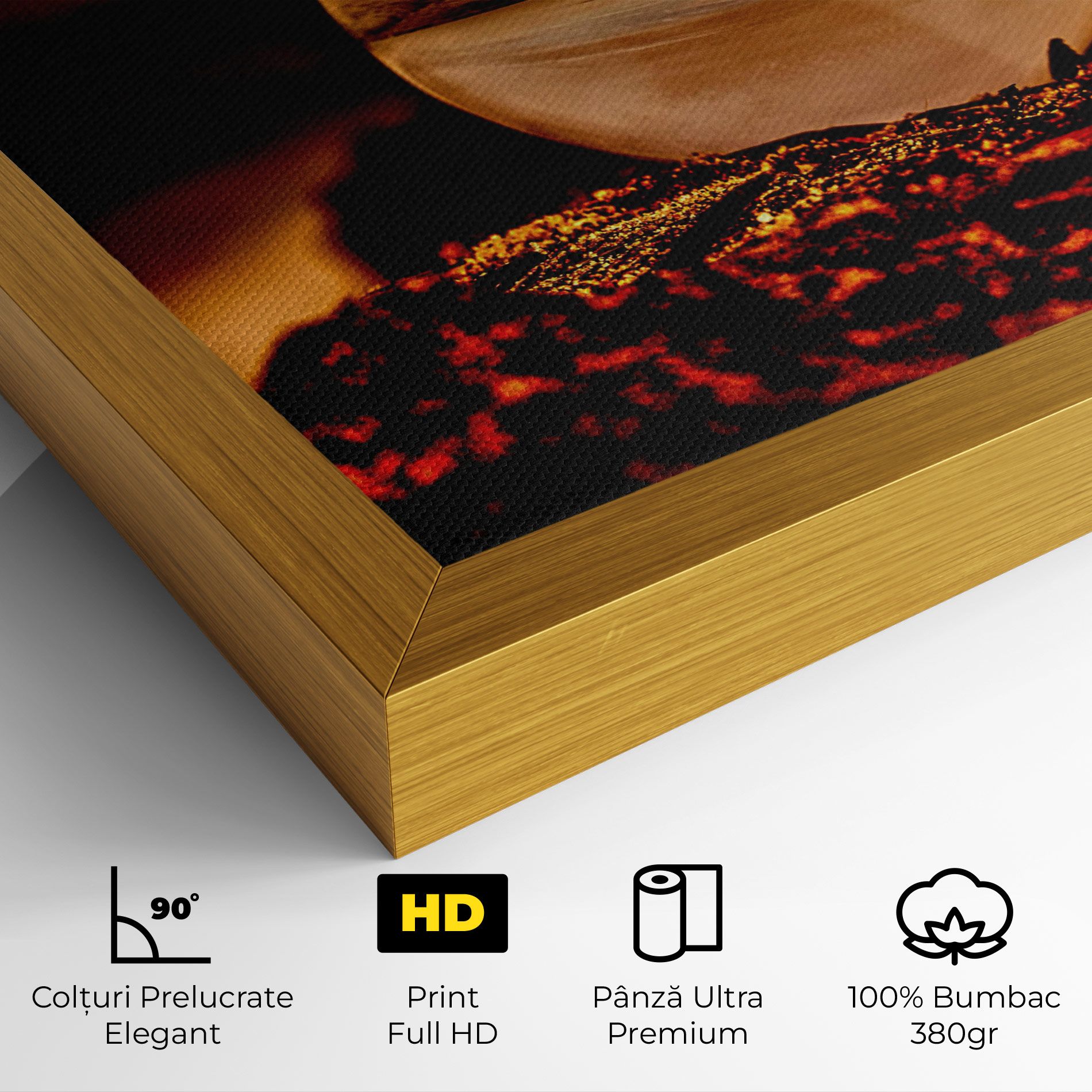 Fire Glass Ball mockup 4