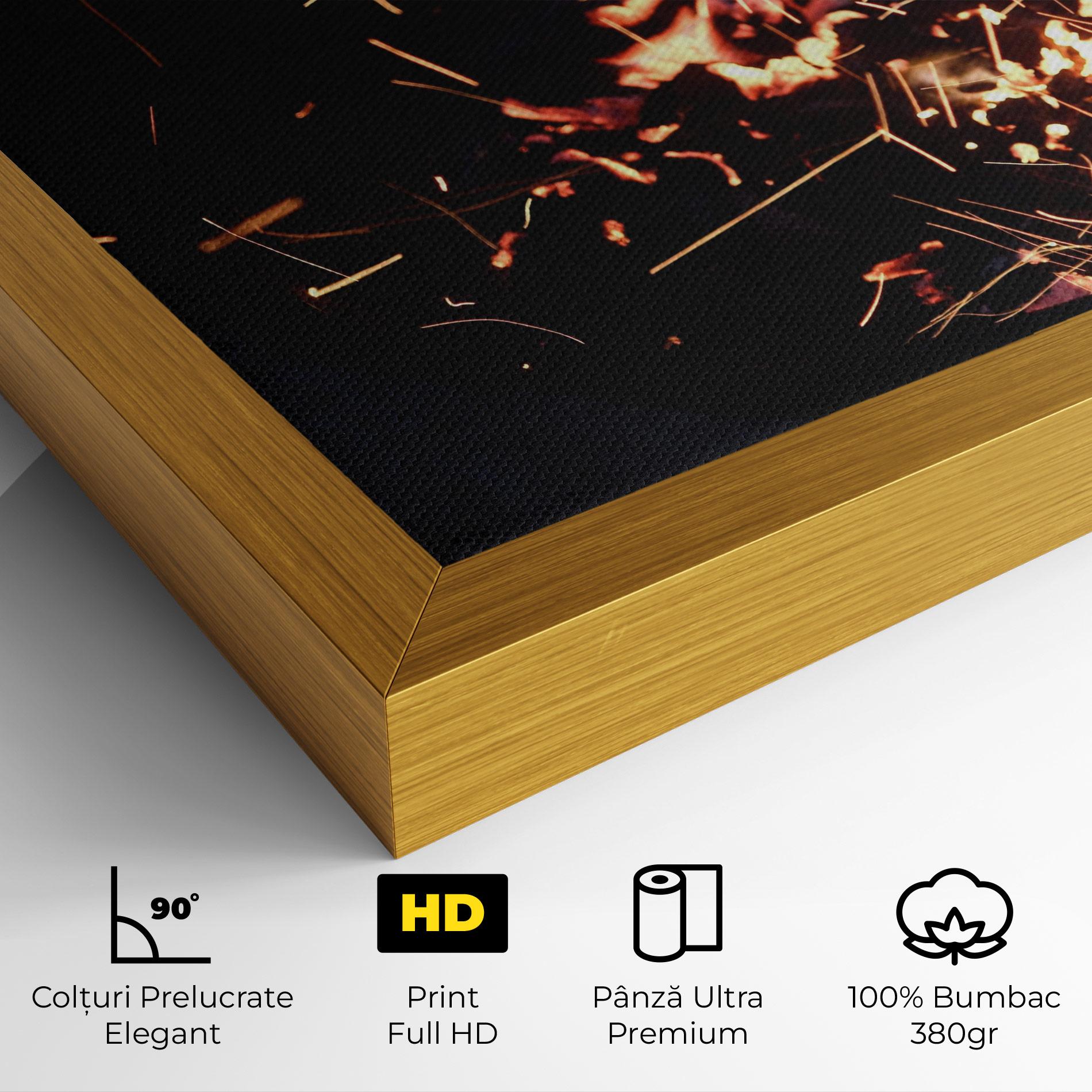Tablou Canvas Fire Little Lights mockup 4