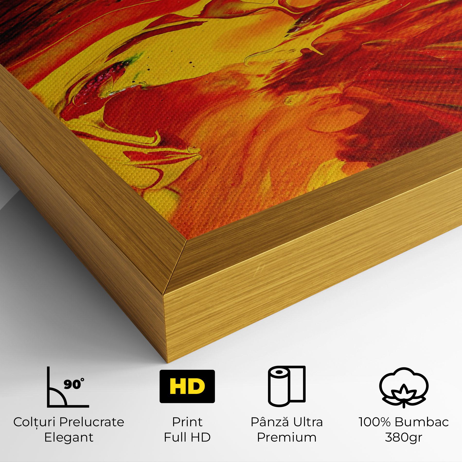 Tablou Canvas Fire Painting mockup 4