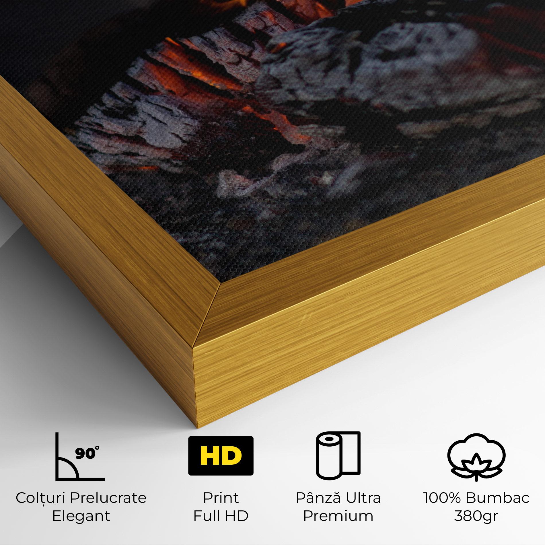 Tablou Canvas Fire Start mockup 4