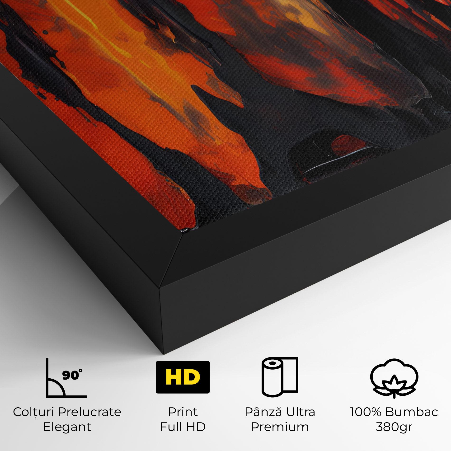 Tablou Canvas Abstract Fire Art mockup 4