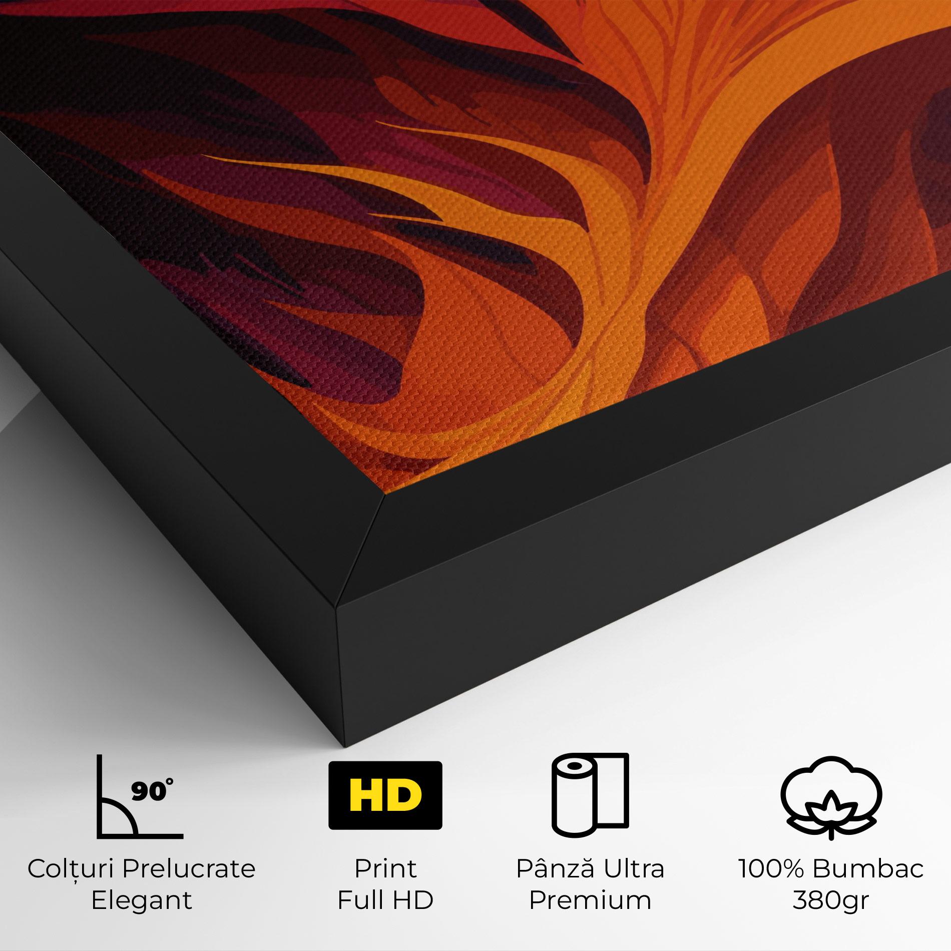 Tablou Canvas Artistic Fire mockup 4