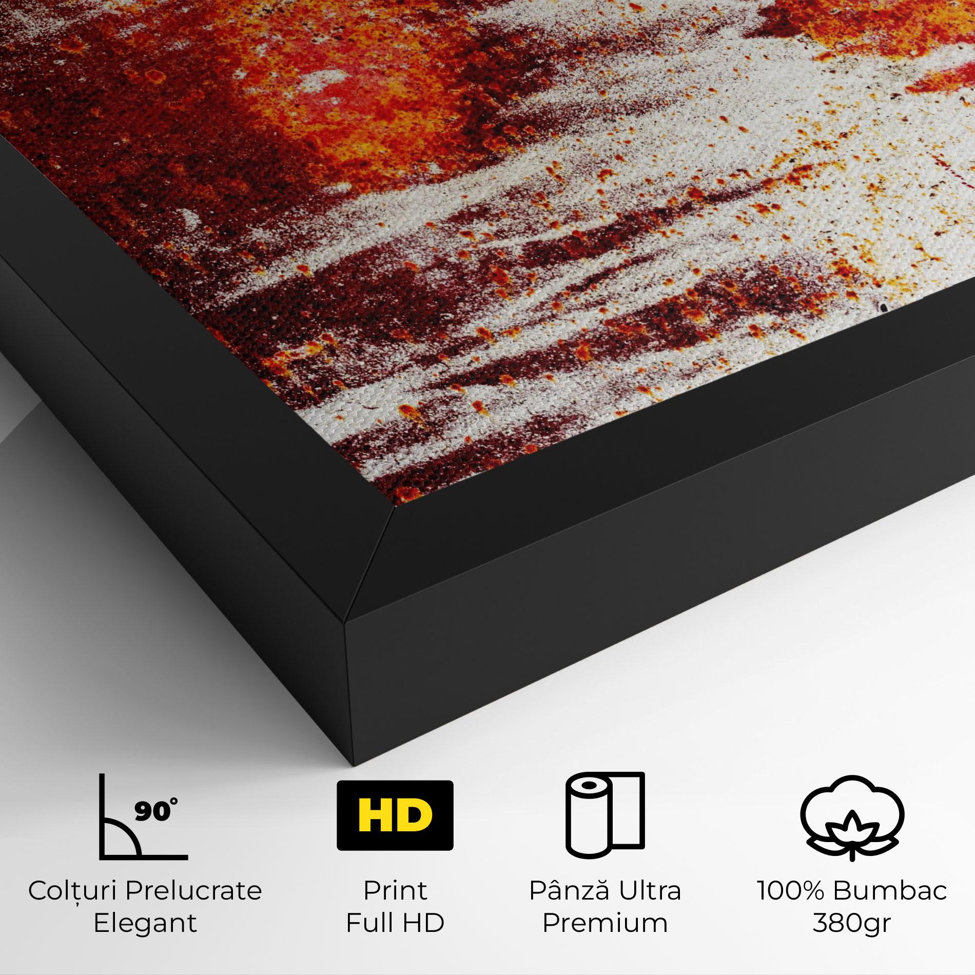 Tablou Canvas Burning Sign mockup 4