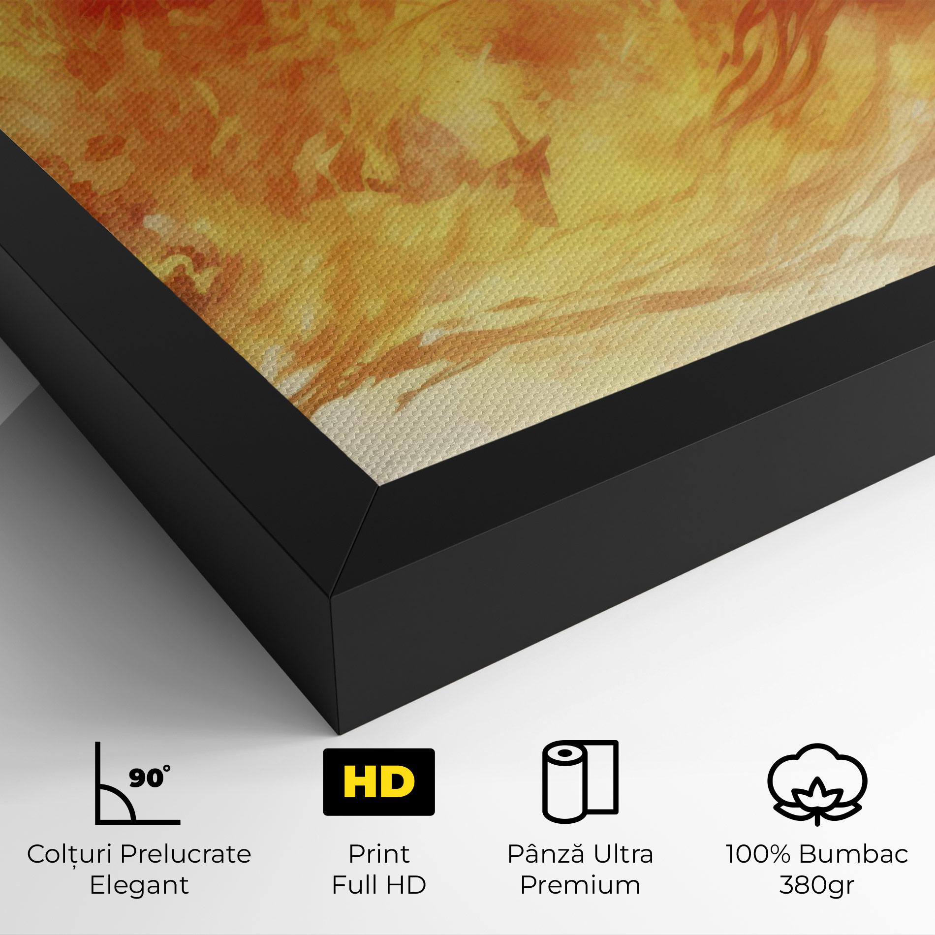 Tablou Canvas Burning Sparkle mockup 4