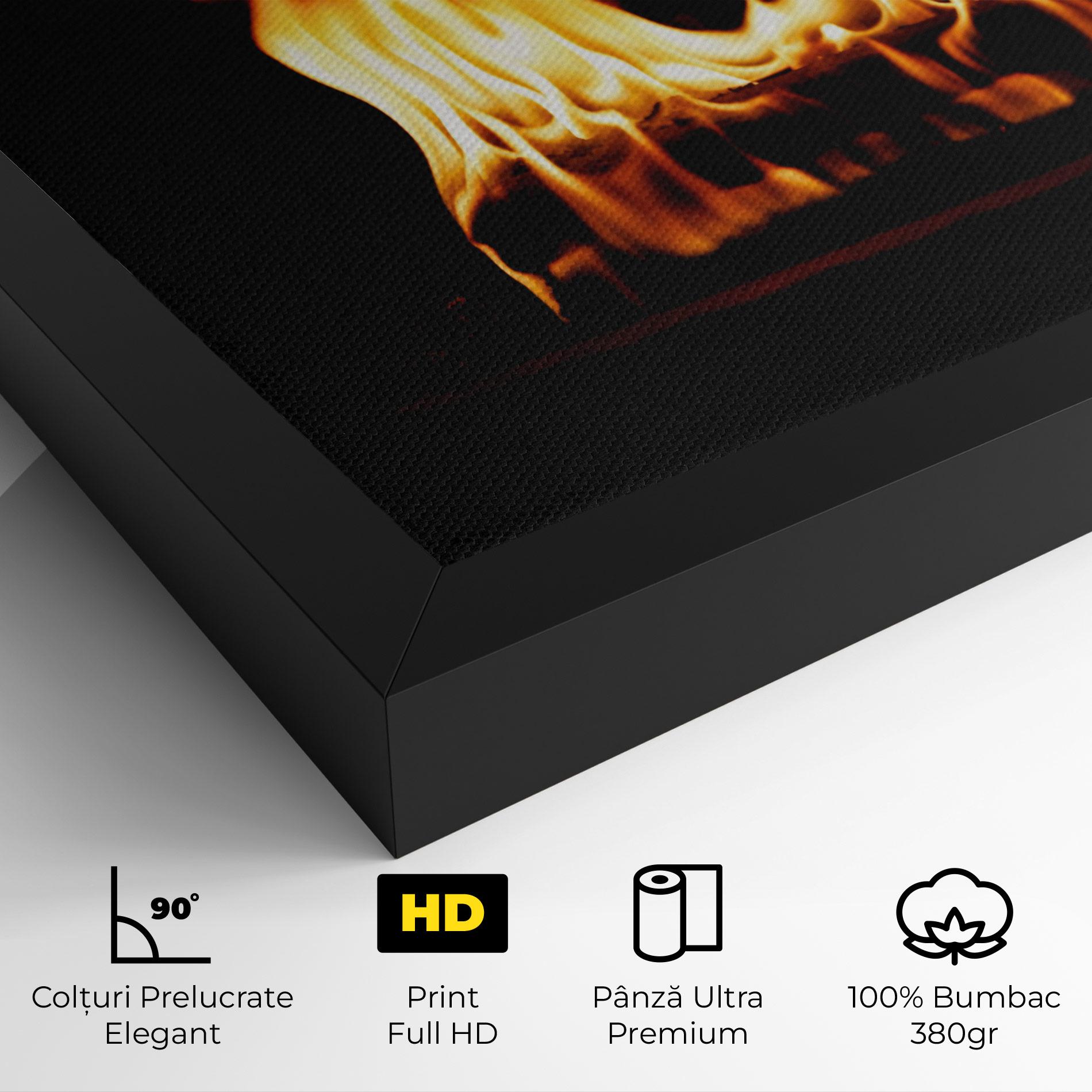 Tablou Canvas Calm Fire mockup 4