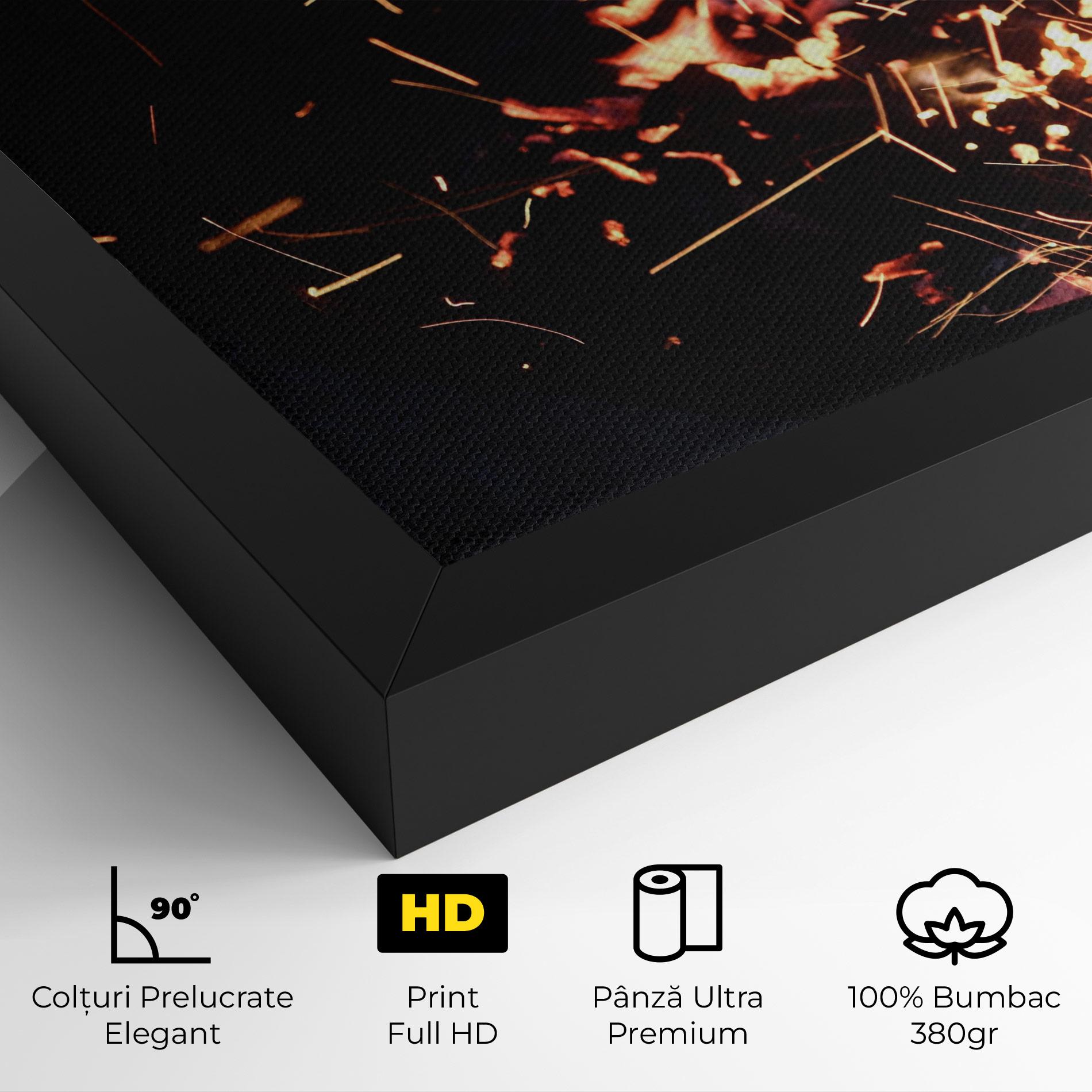 Tablou Canvas Fire Little Lights mockup 4