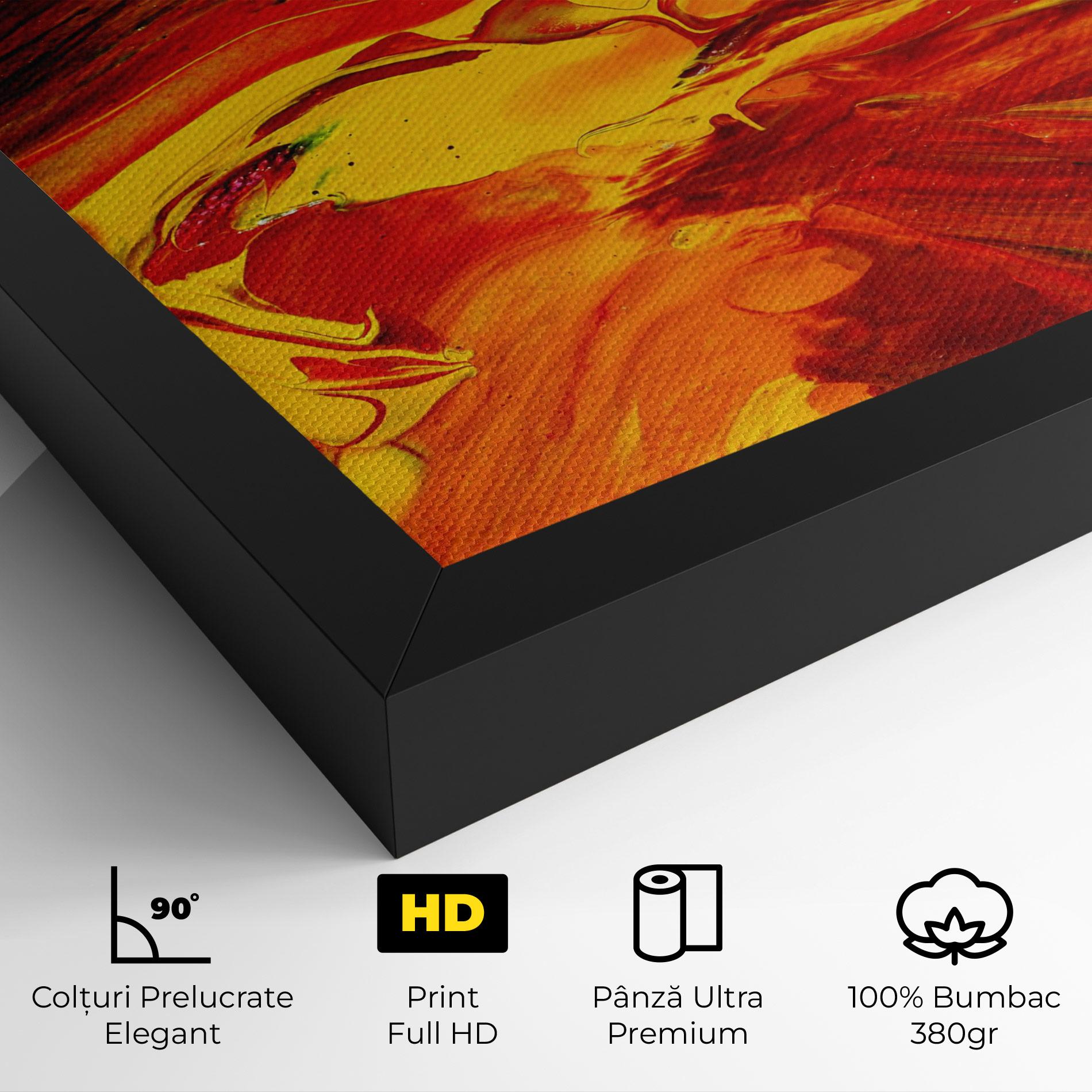 Tablou Canvas Fire Painting mockup 4
