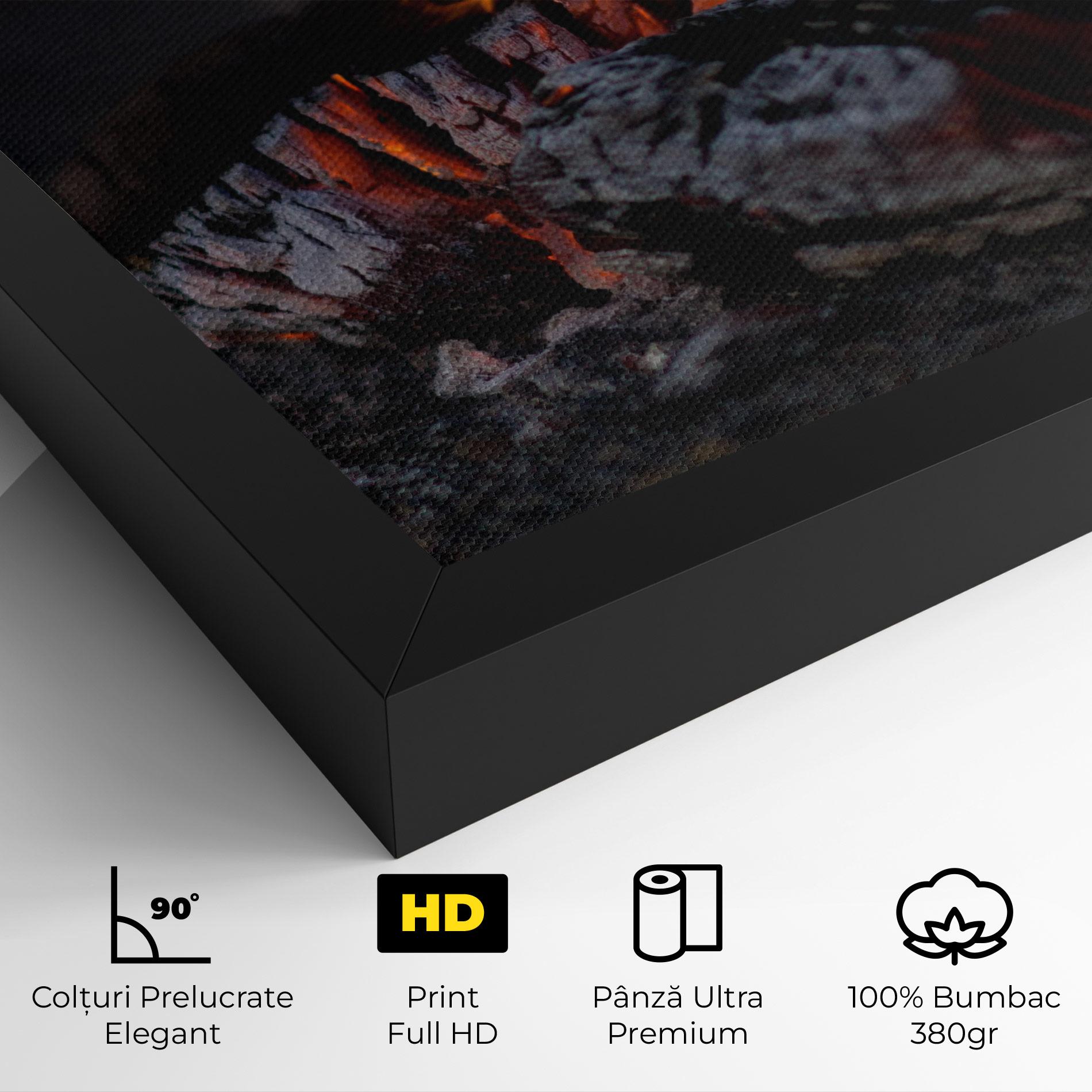 Tablou Canvas Fire Start mockup 4