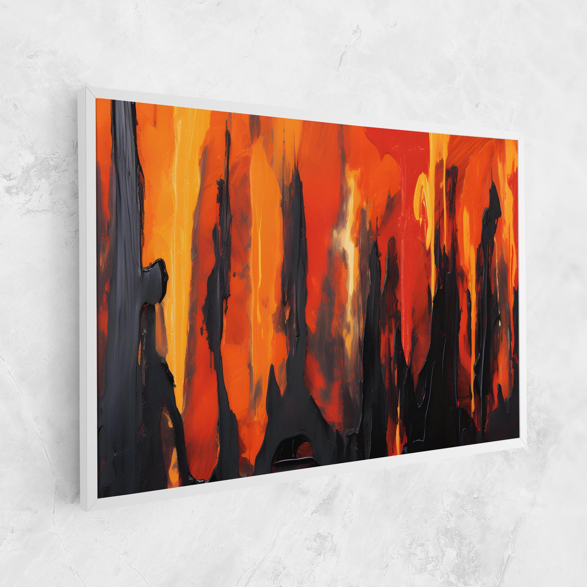 Tablou Canvas Abstract Fire Art mockup 1