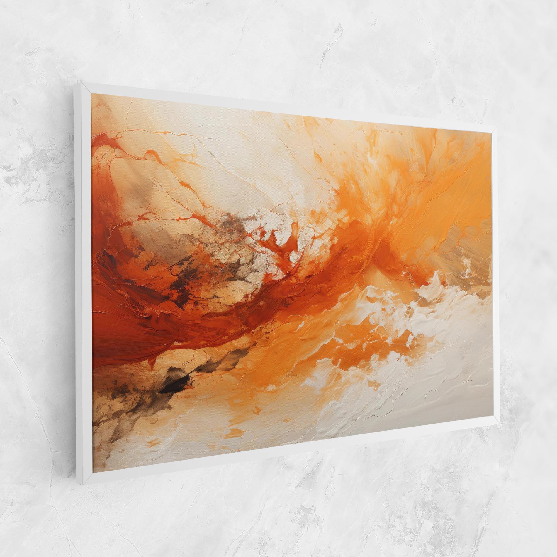 Tablou Canvas Abstract Fire Painting mockup 1