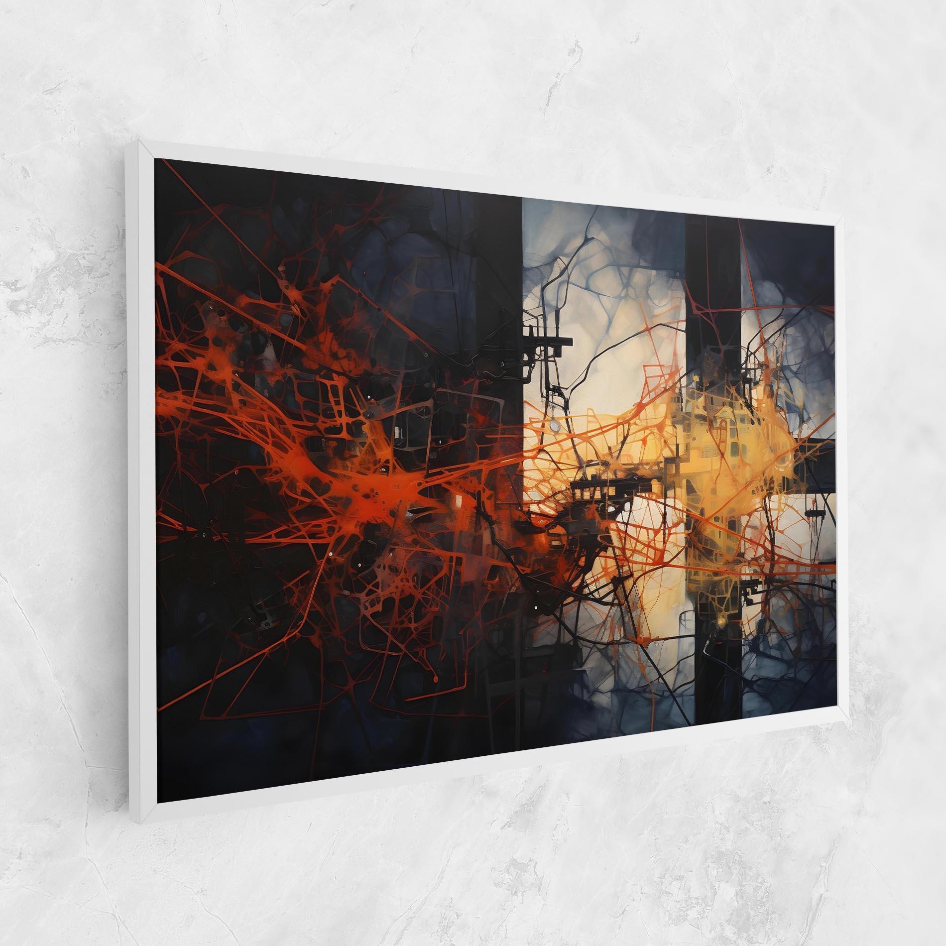 Tablou Canvas Abstract Fire Style mockup 1