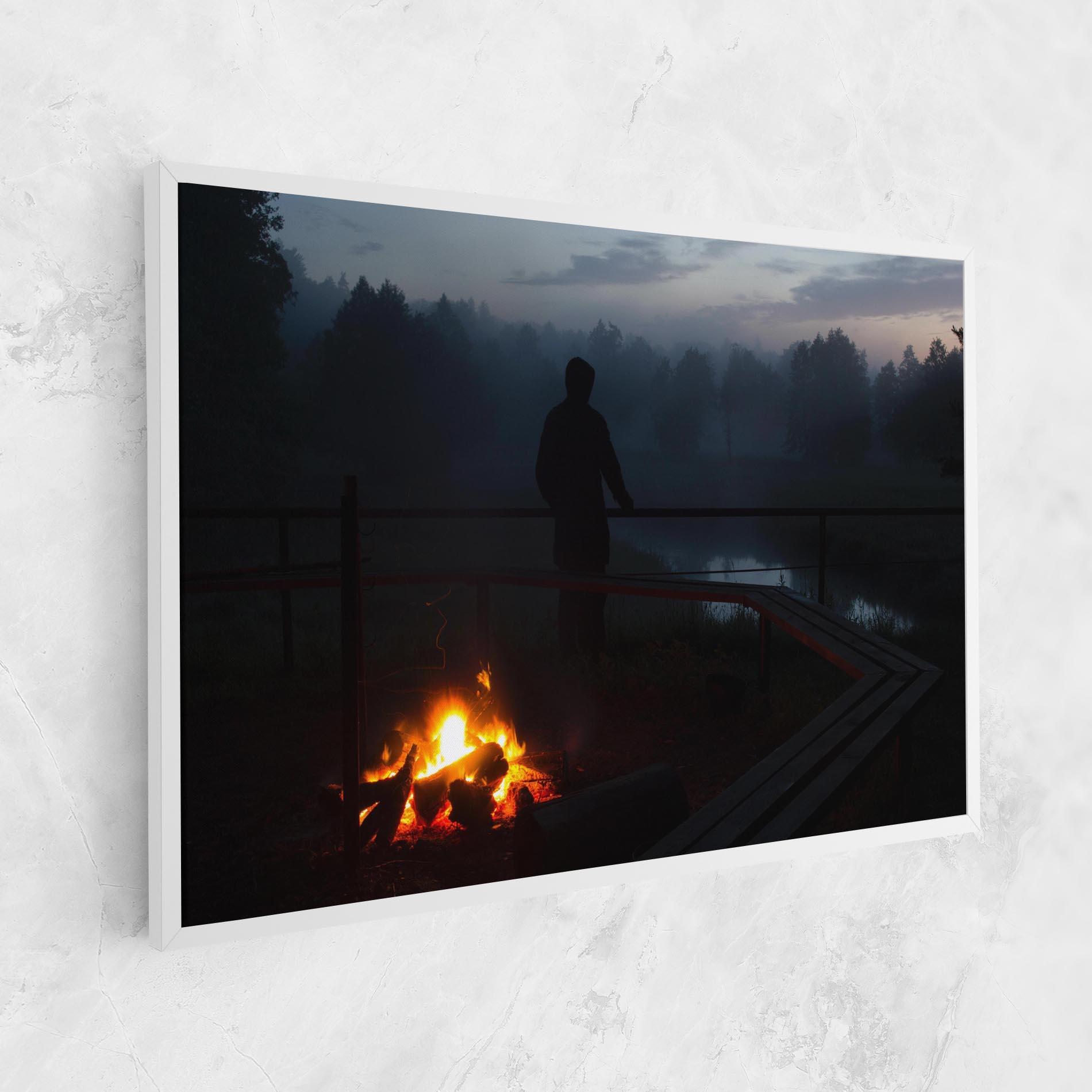 Tablou Canvas Beautiful Fire View mockup 1