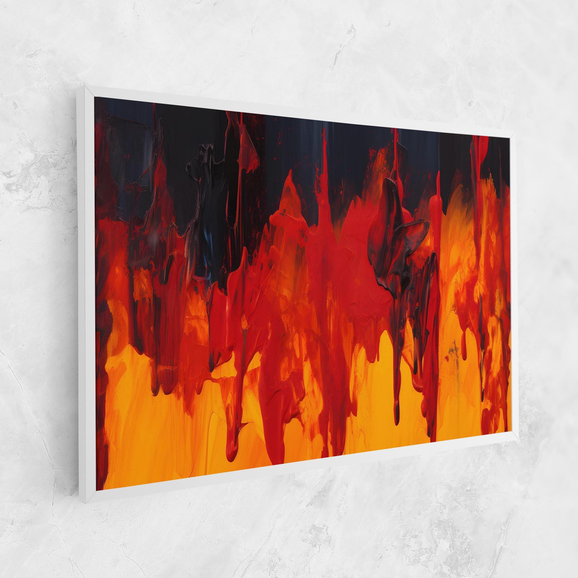 Tablou Canvas Colorful Fire Art mockup 1
