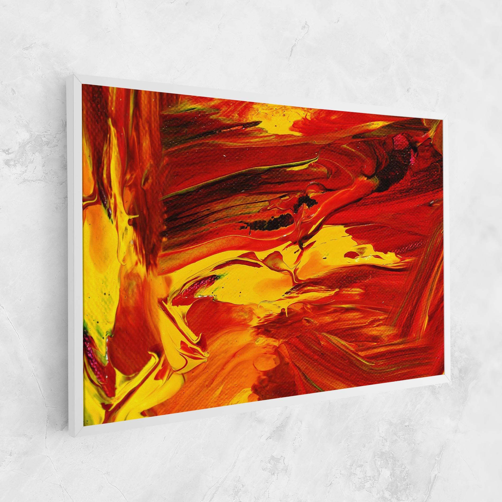 Tablou Canvas Fire Painting mockup 1