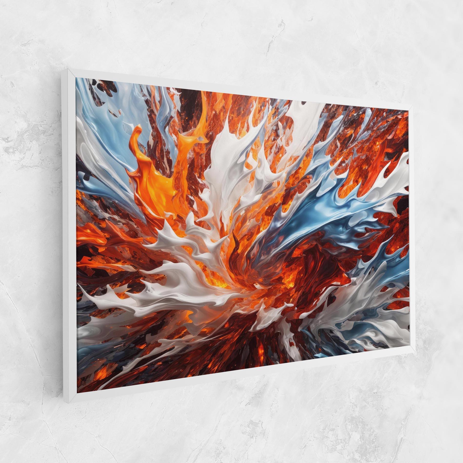 Tablou Canvas Flame Rase mockup 1