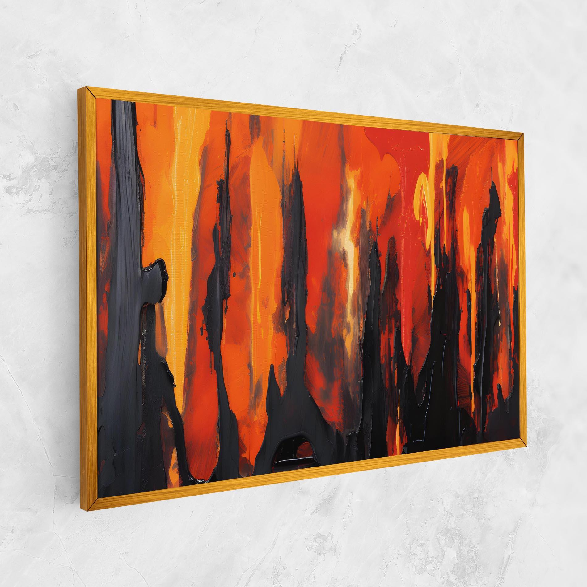 Tablou Canvas Abstract Fire Art mockup 1
