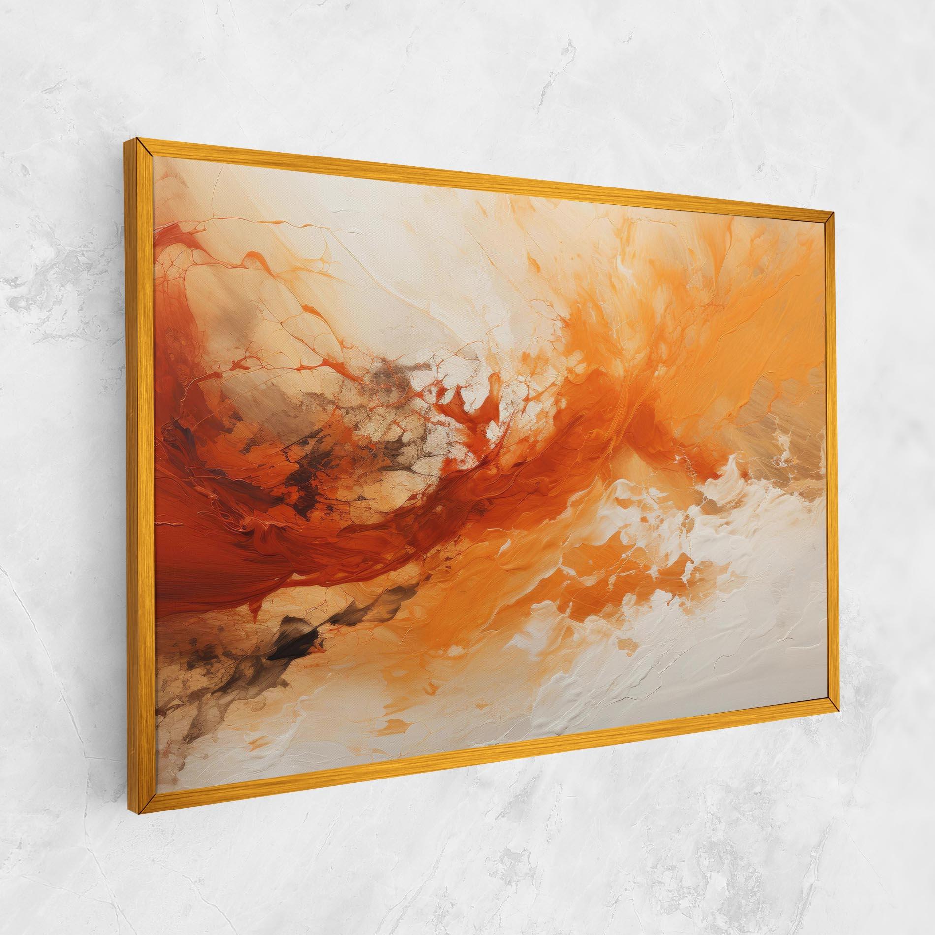 Tablou Canvas Abstract Fire Painting mockup 1