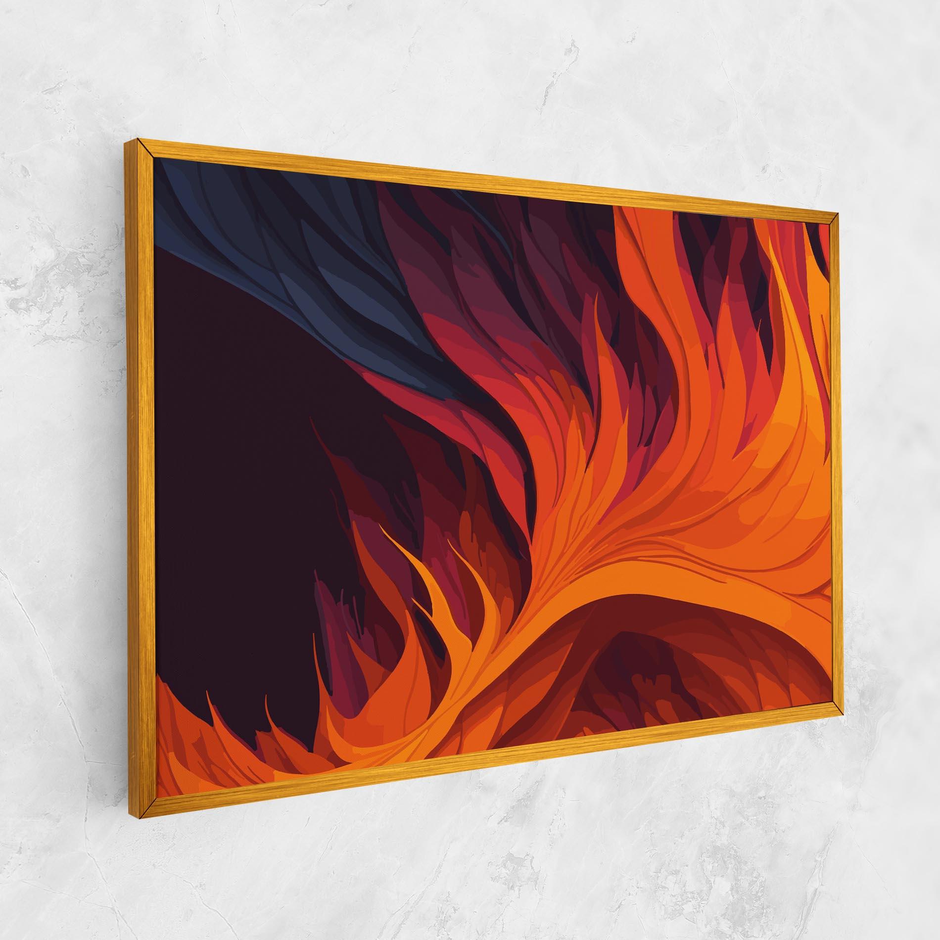 Tablou Canvas Artistic Fire mockup 1